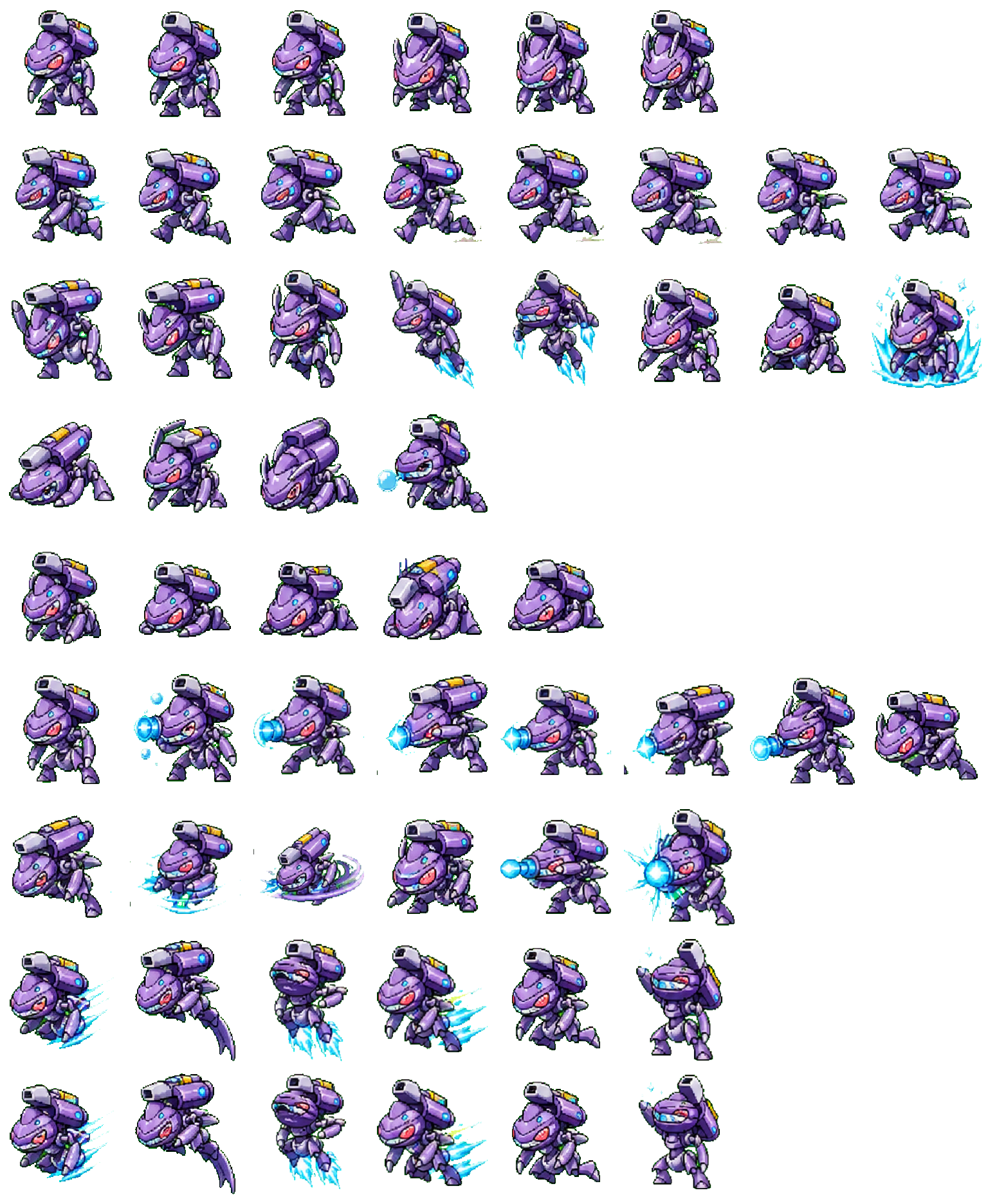 Genesect Codex pet original spritesheet
