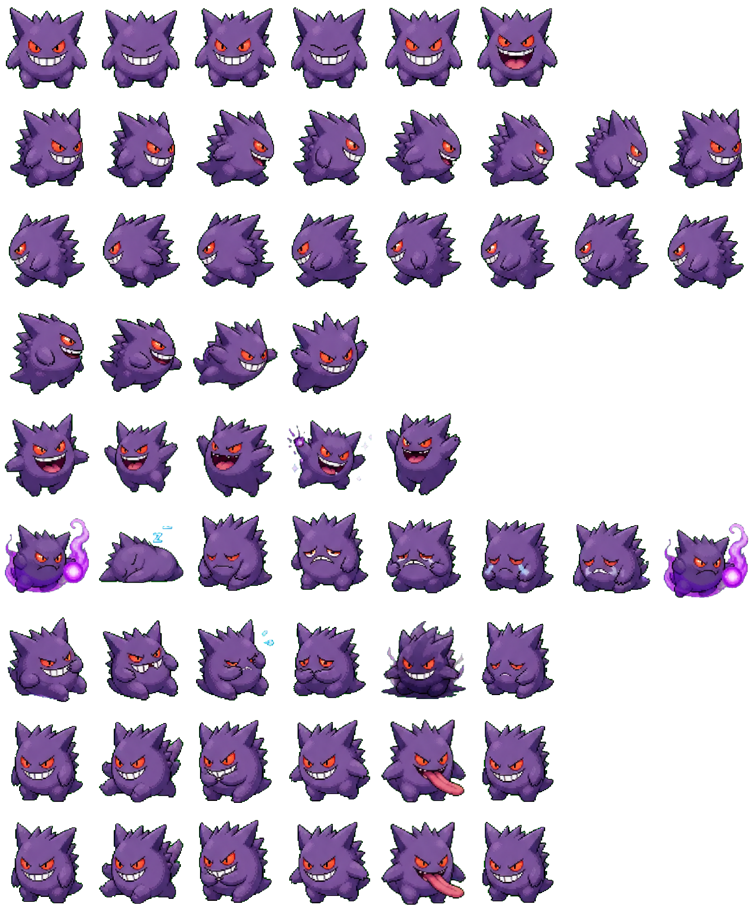Gengar Codex pet original spritesheet