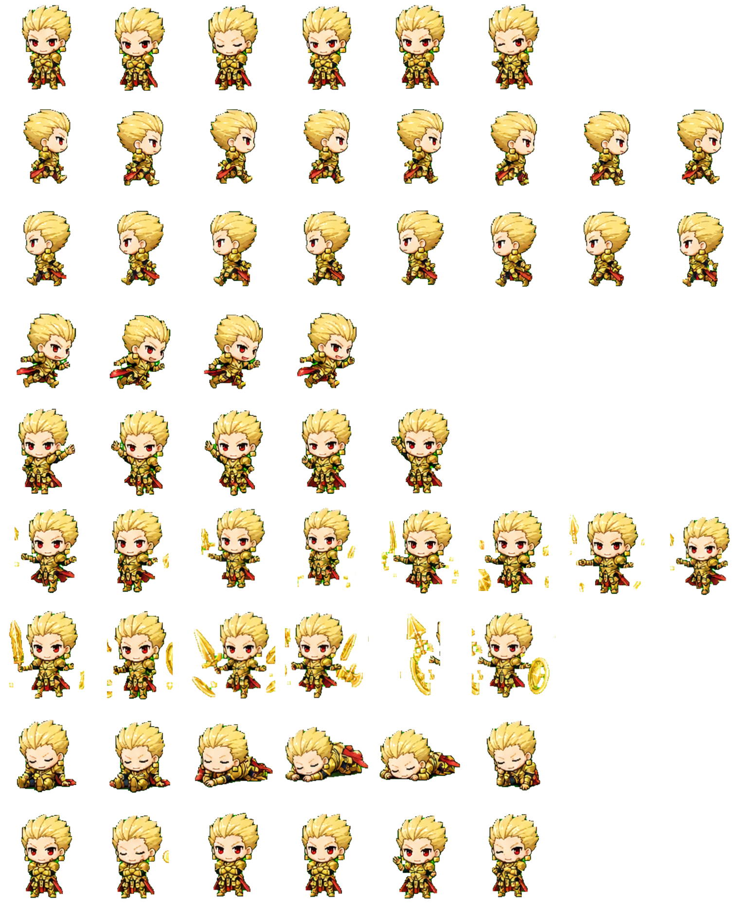 Gilgamesh Codex pet original spritesheet