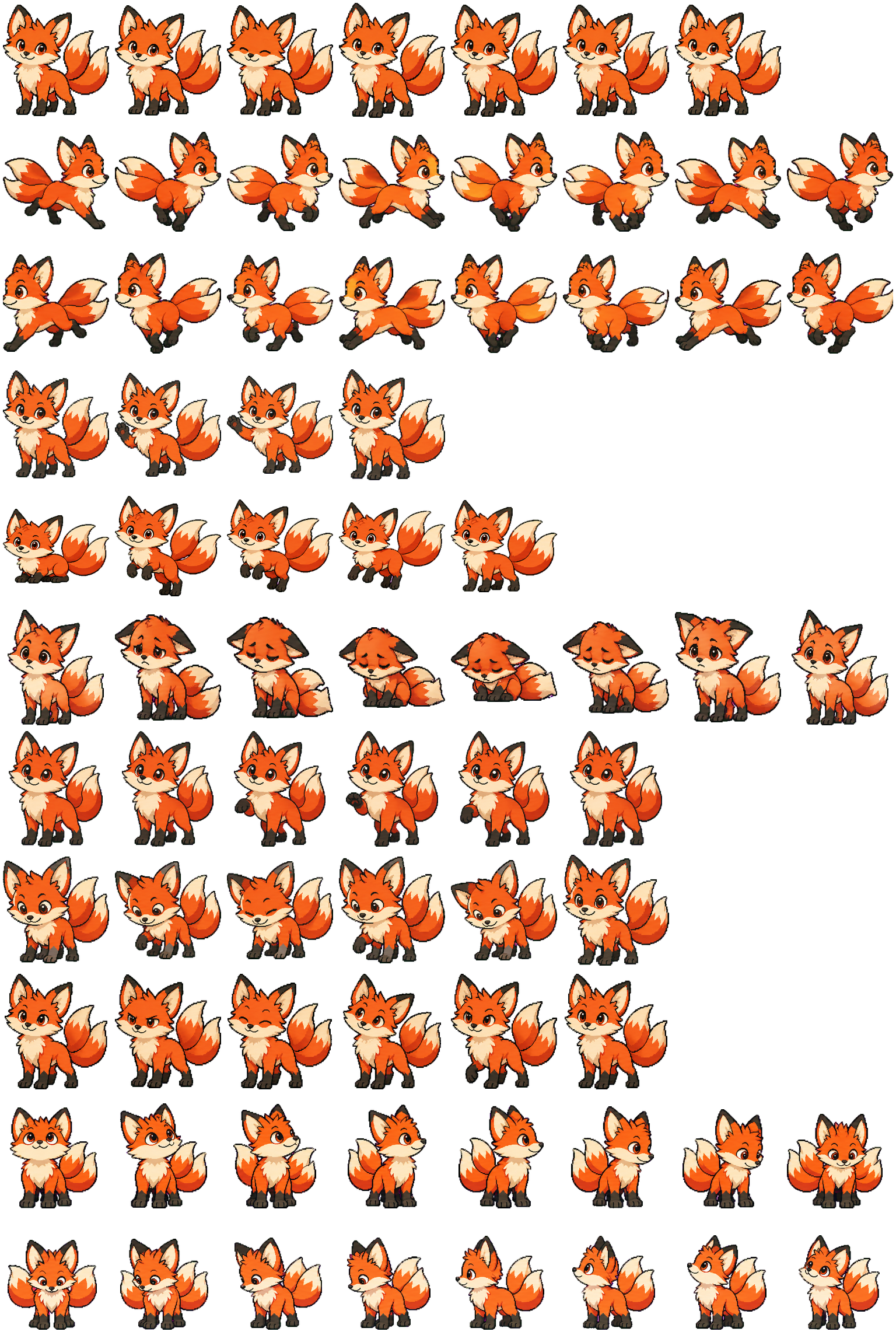 GitFox Codex pet original spritesheet