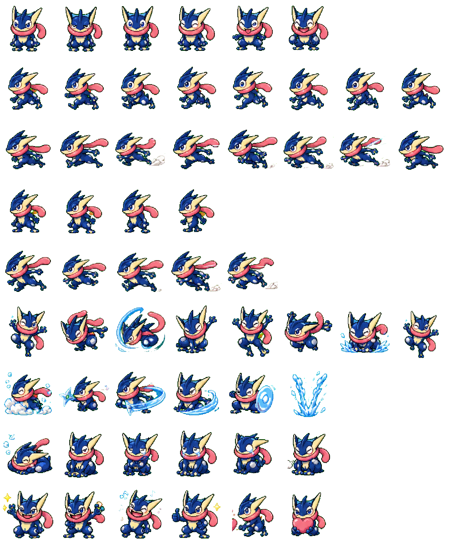 Greninja Codex pet original spritesheet