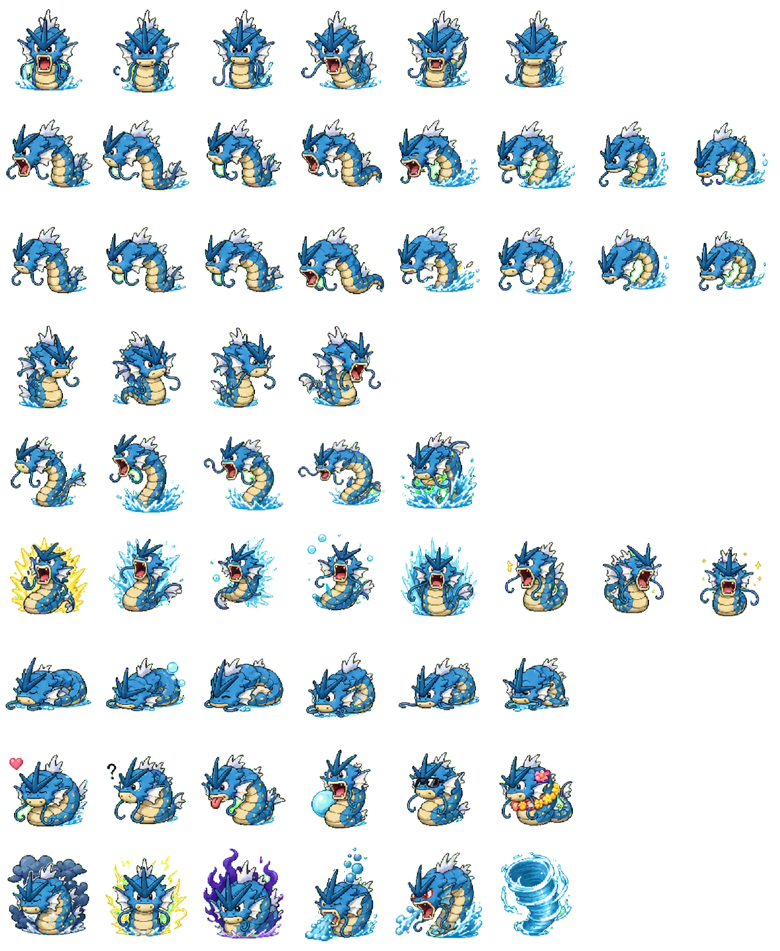 Gyarados Codex pet original spritesheet