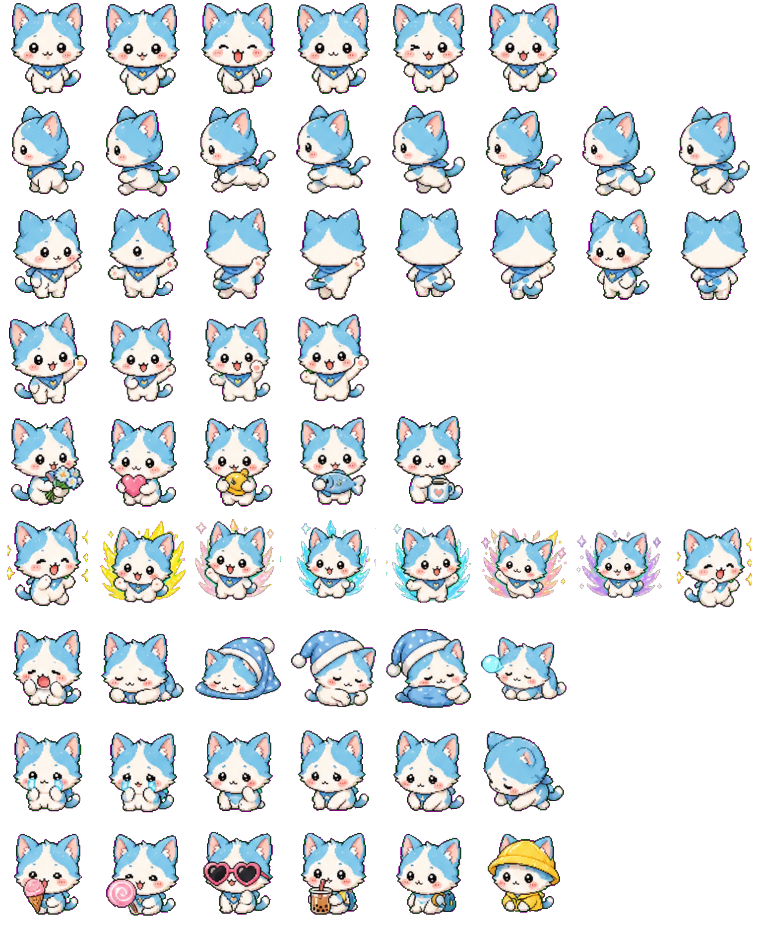 Hachiware Codex pet original spritesheet