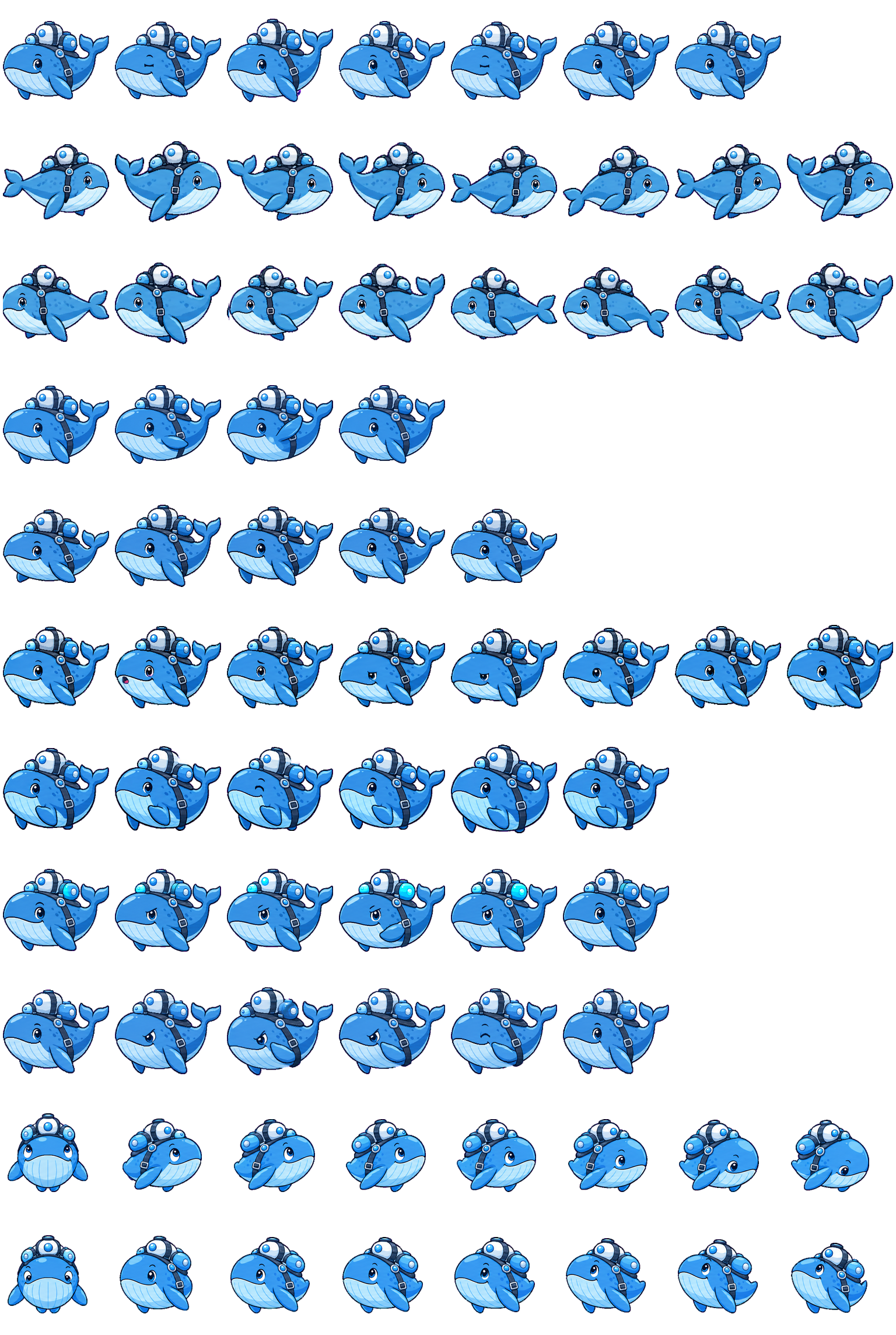 Harbor Whale Codex pet original spritesheet