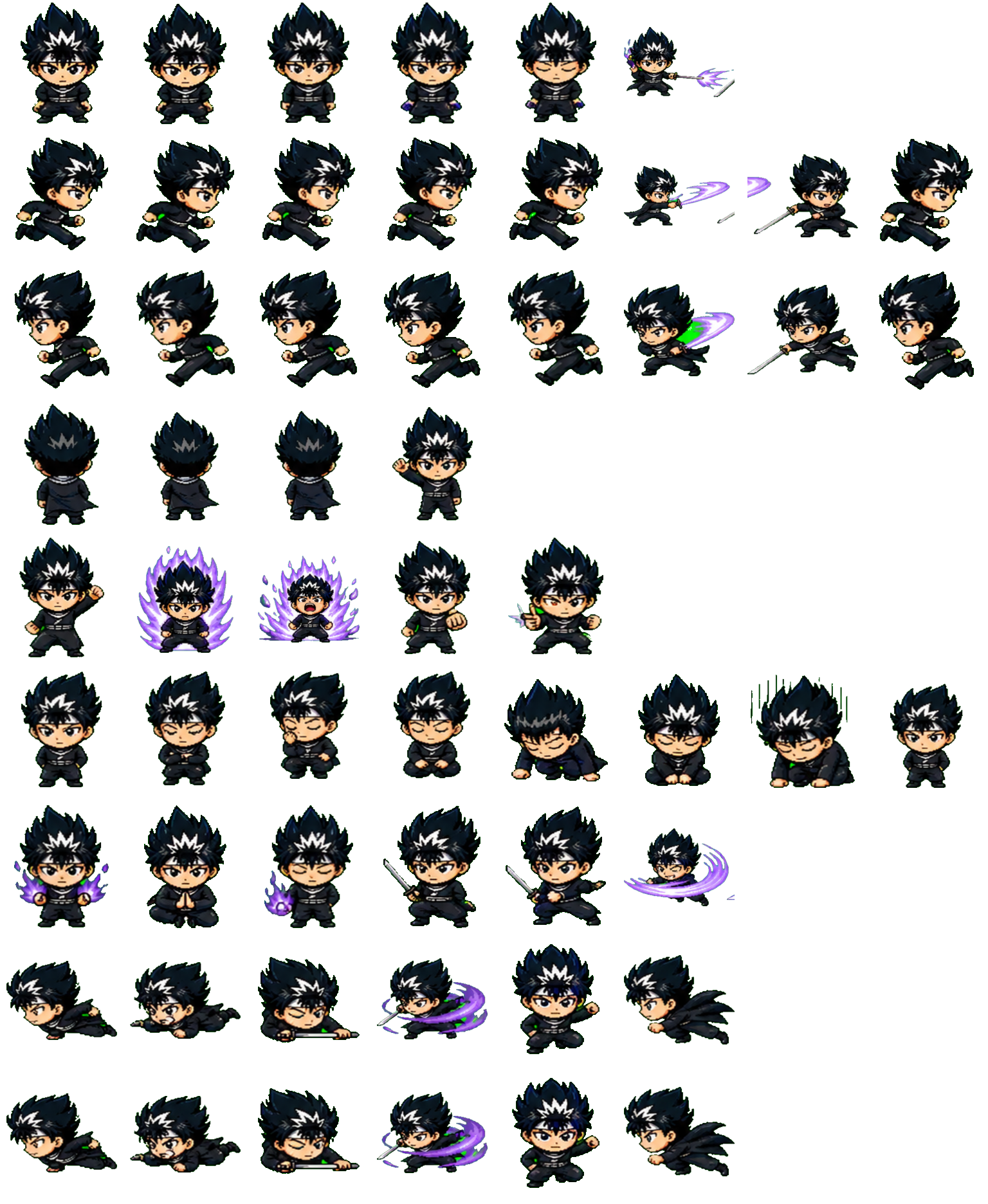 Hiei Codex pet original spritesheet