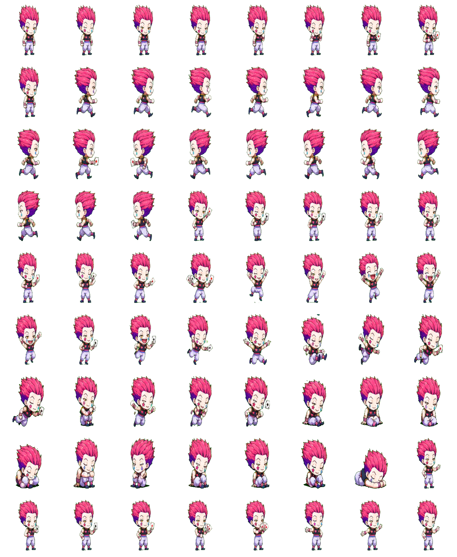 Hisoka Morow Codex pet original spritesheet