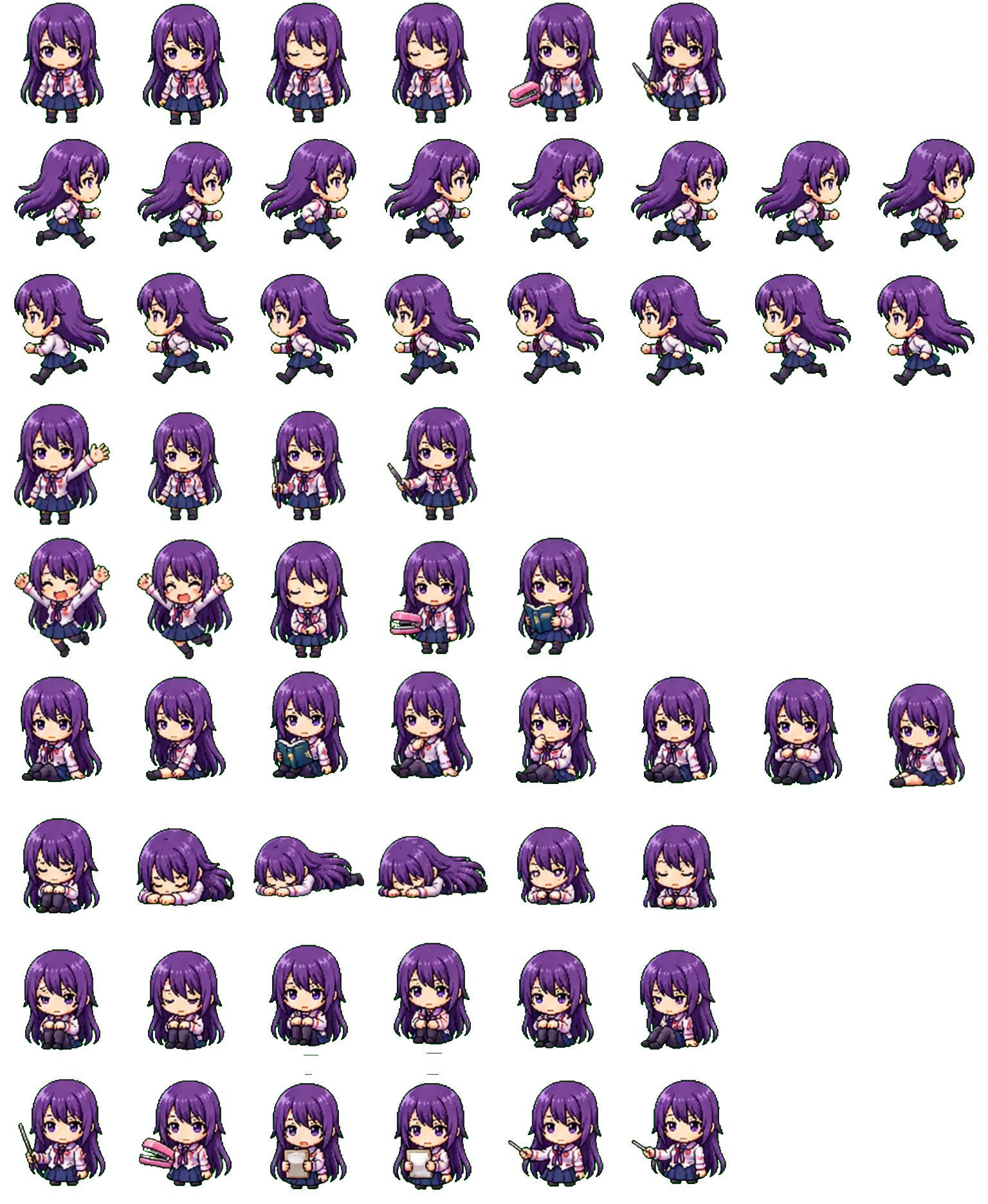 Hitagi Senjougahara Codex pet original spritesheet