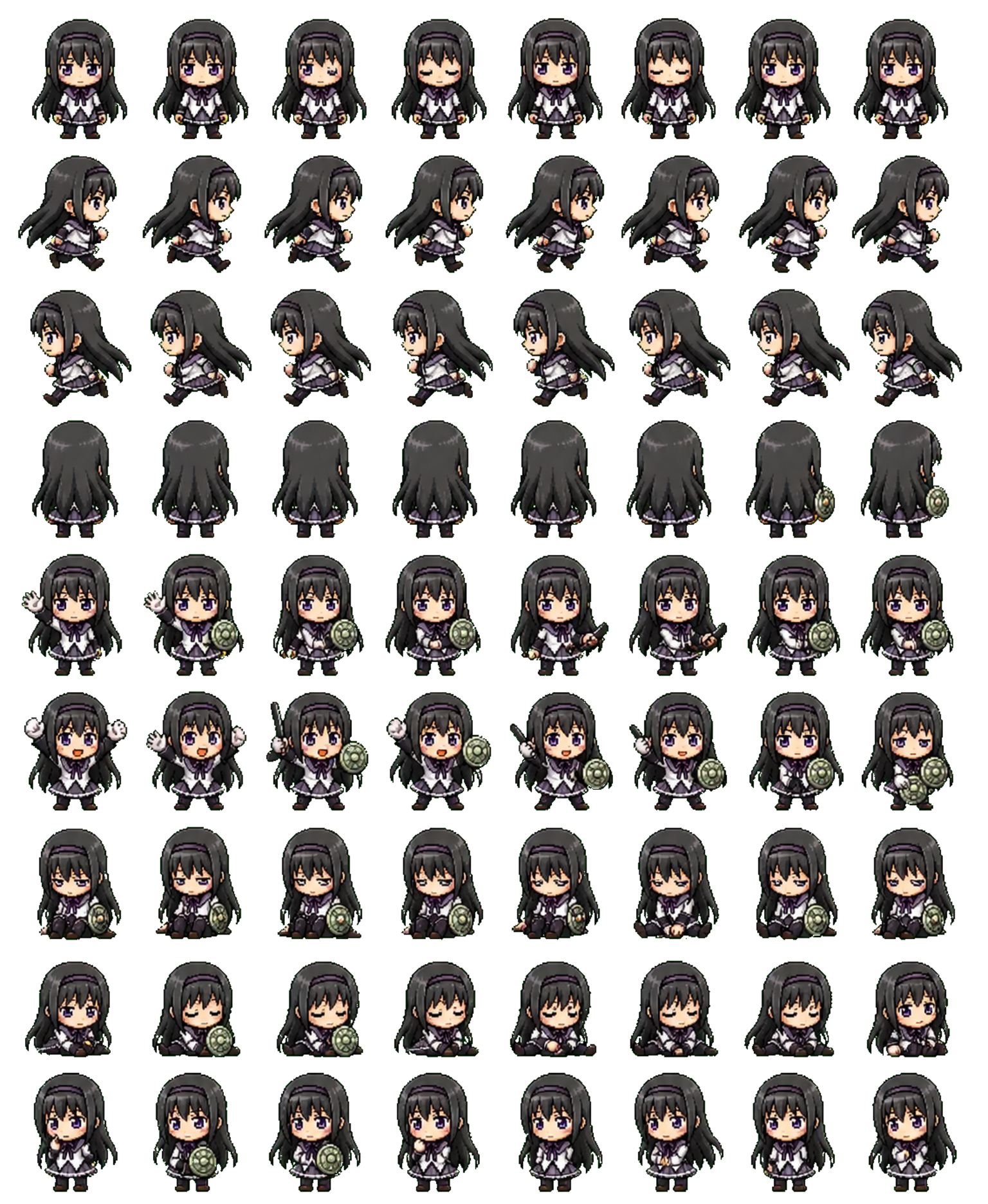 Homura Akemi Codex pet original spritesheet