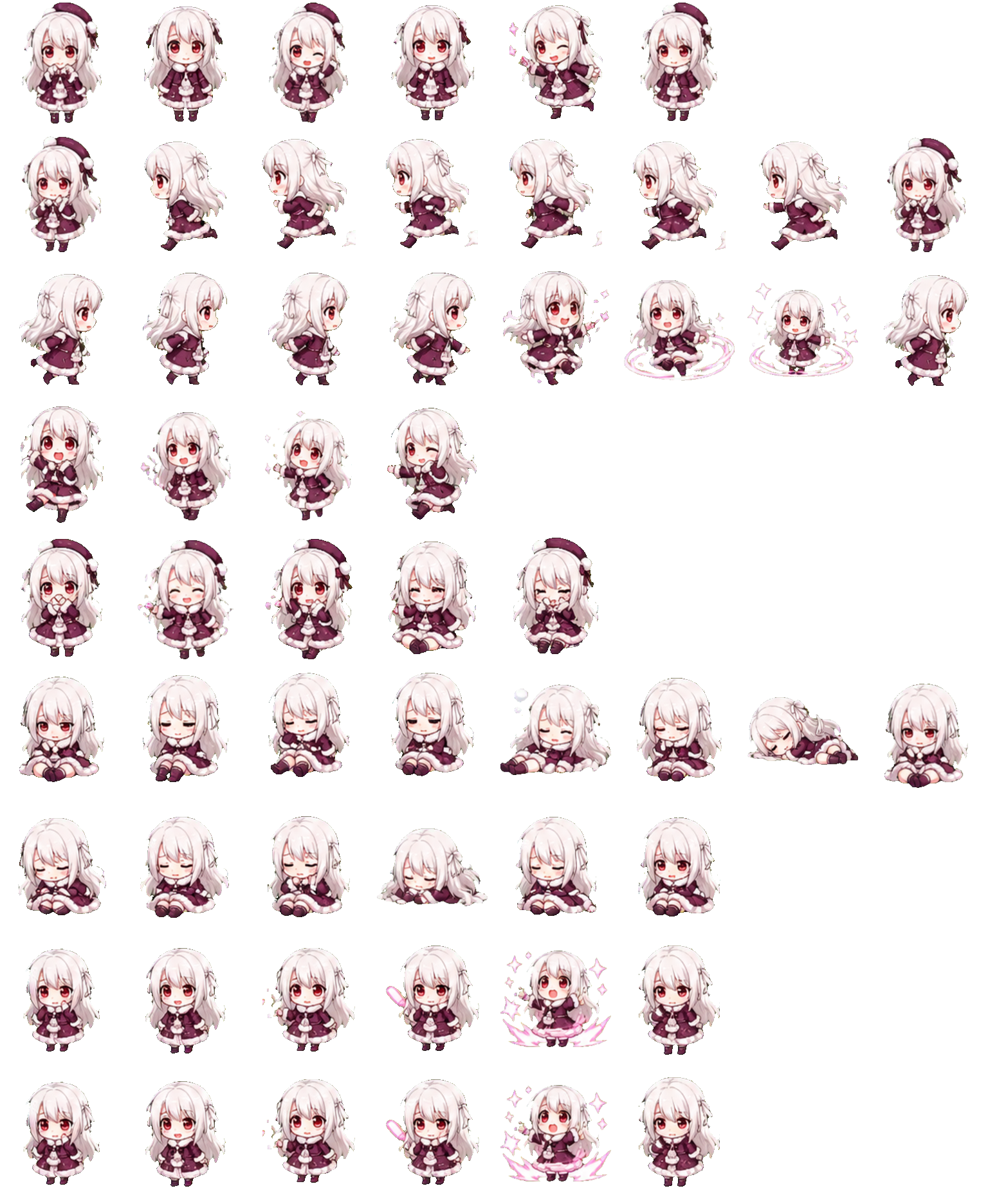 Illyasviel von Einzbern Codex pet original spritesheet