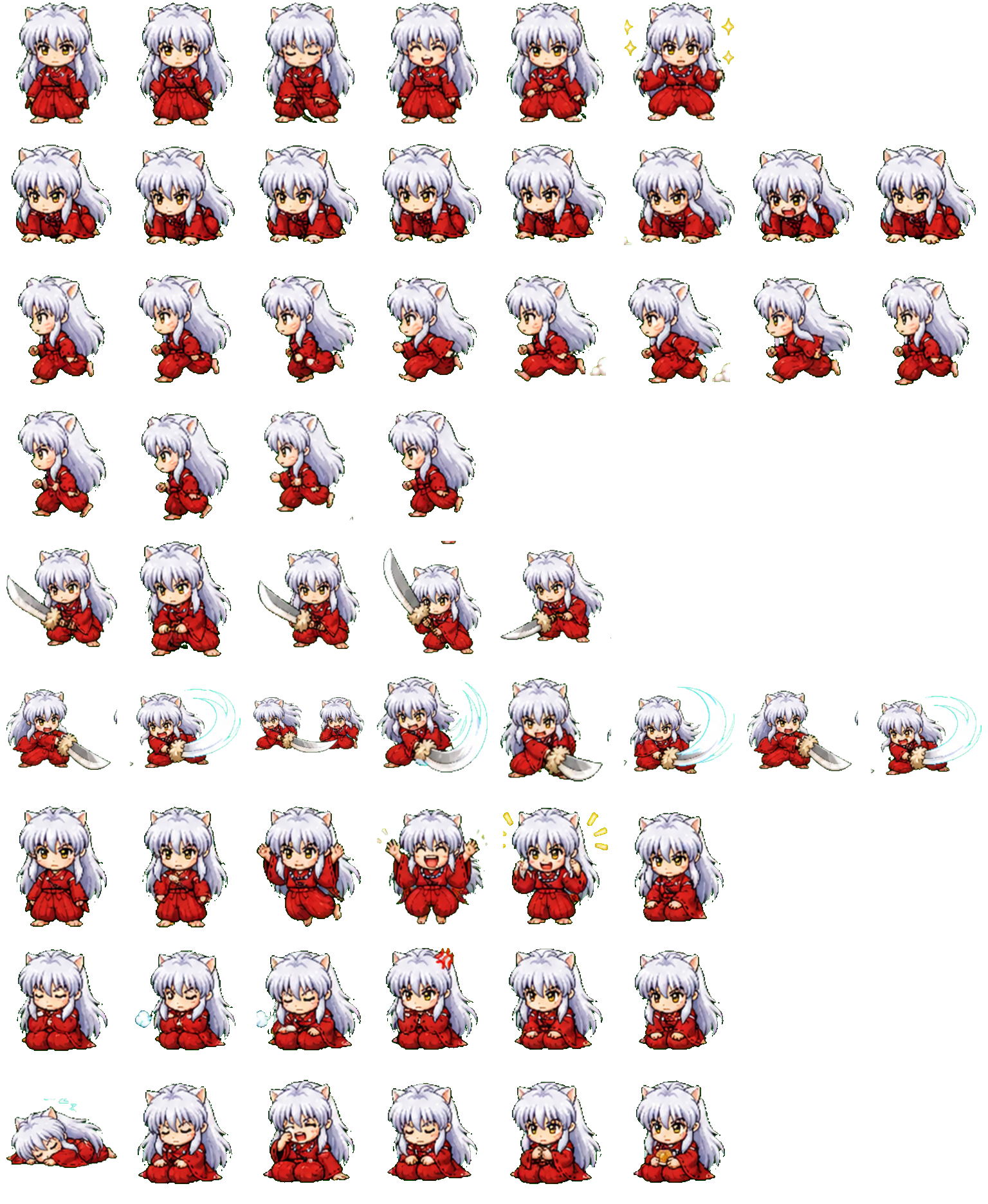 Inuyasha Codex pet original spritesheet