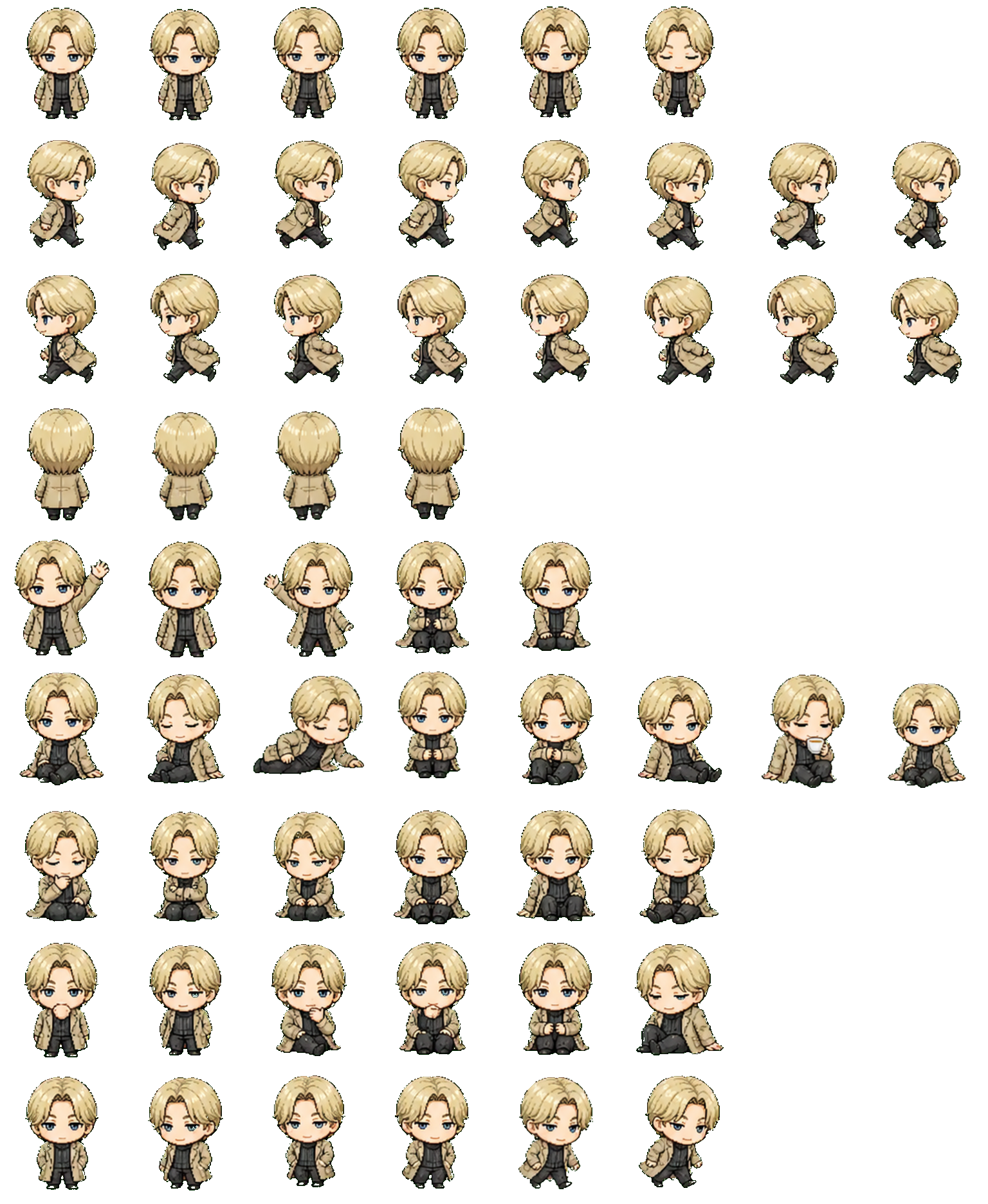 Johan Liebert Codex pet original spritesheet