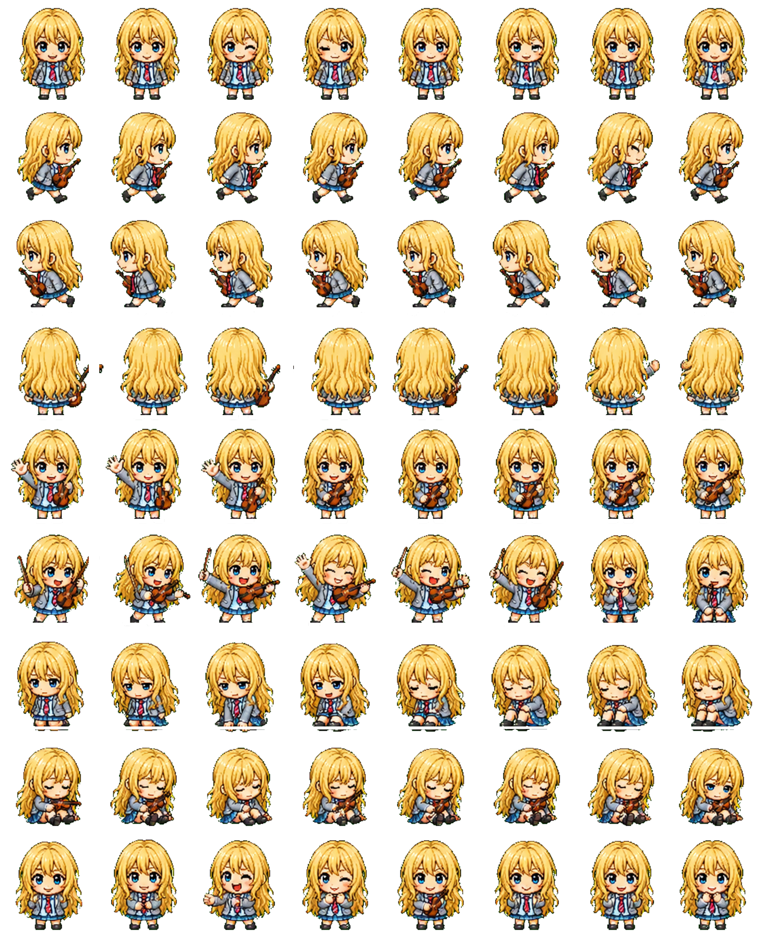 Kaori Miyazono Codex pet original spritesheet