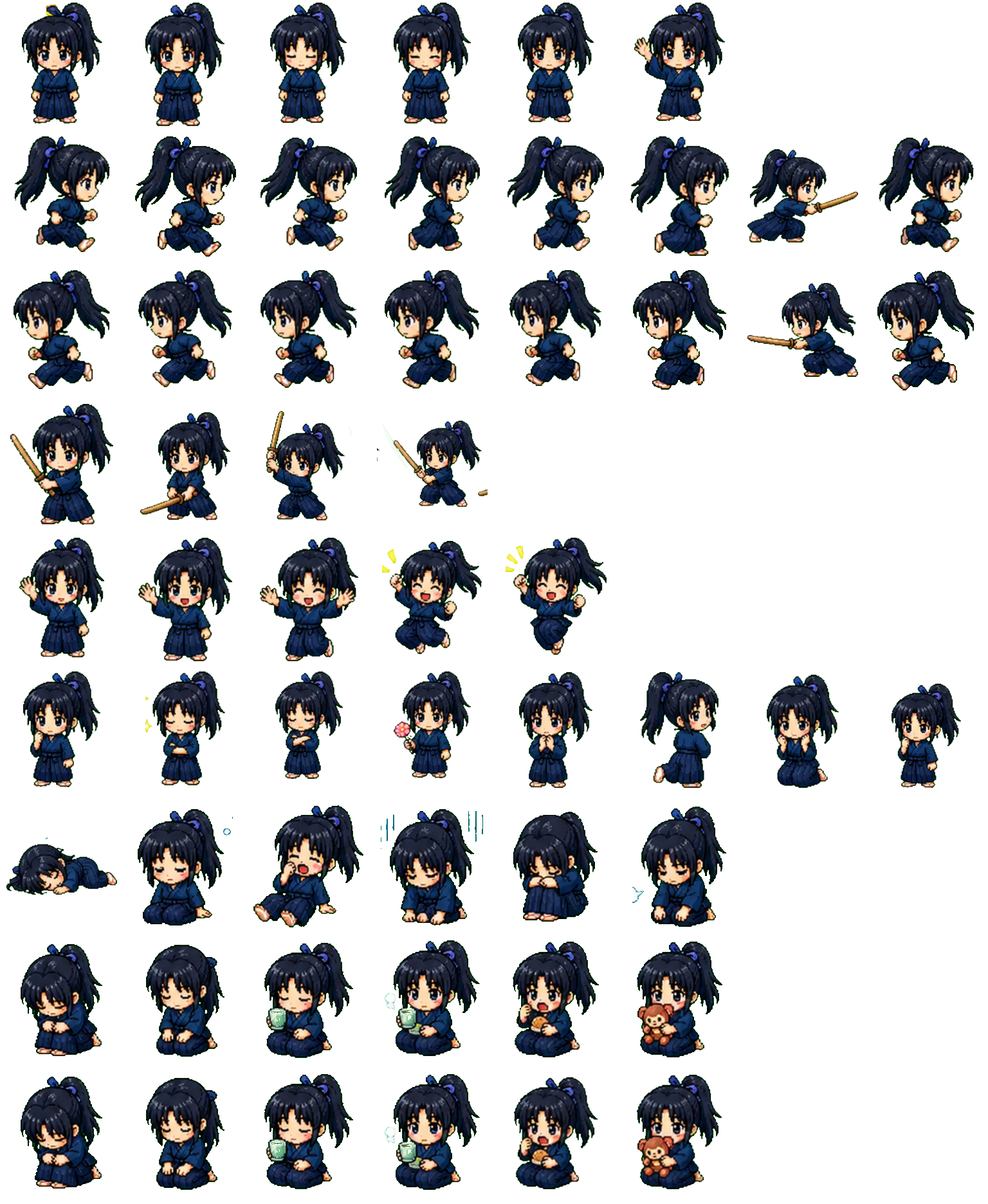 Kaoru Kamiya Codex pet original spritesheet