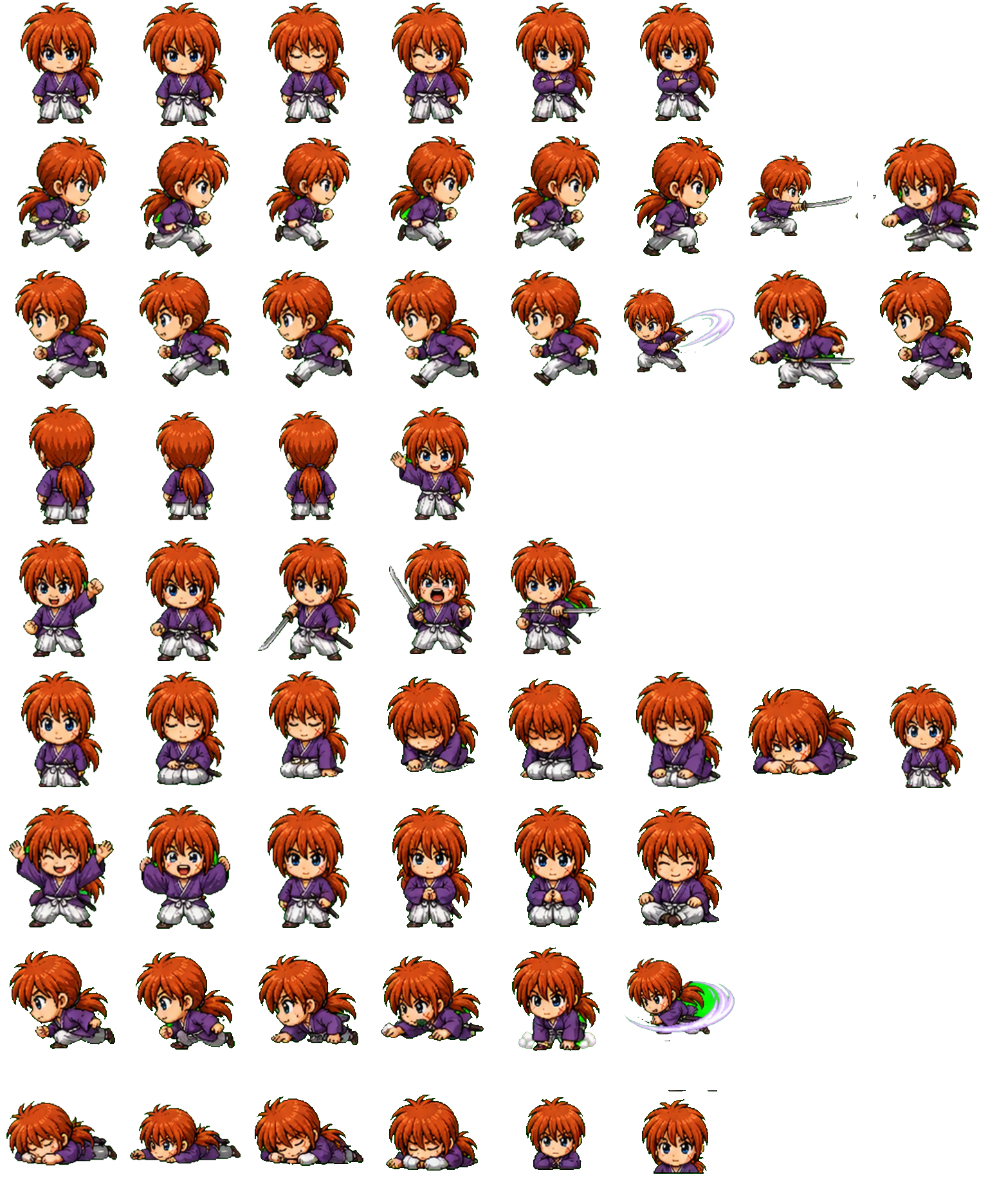 Kenshin Himura Codex pet original spritesheet