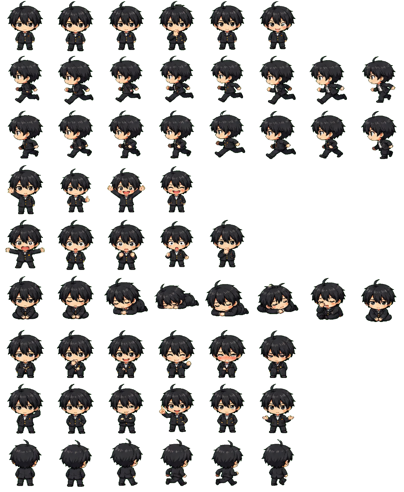 Koyomi Araragi Codex pet original spritesheet