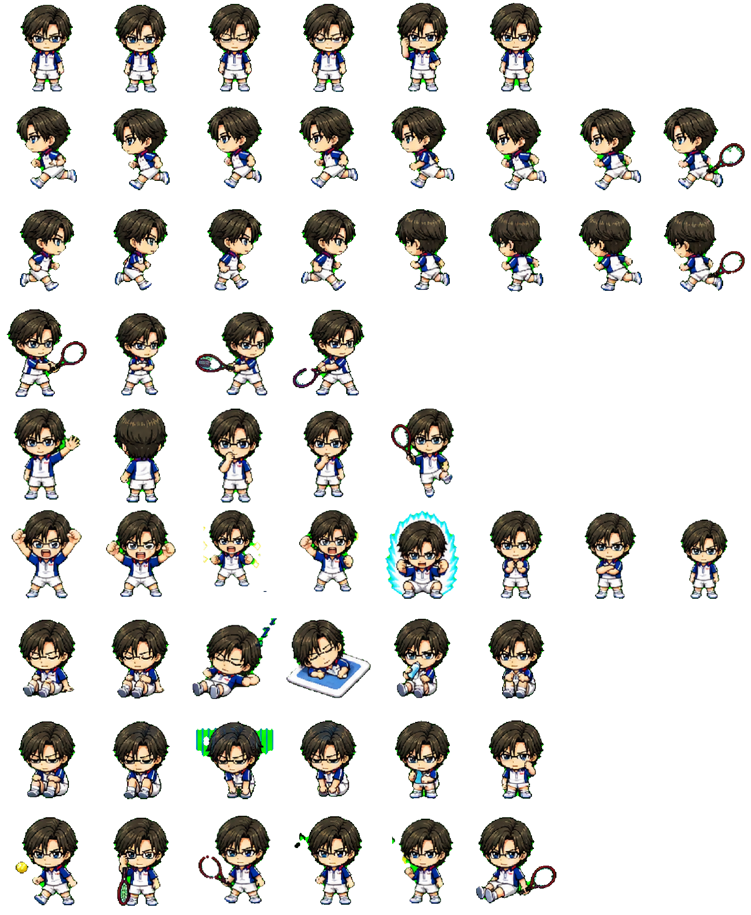 Kunimitsu Tezuka Codex pet original spritesheet