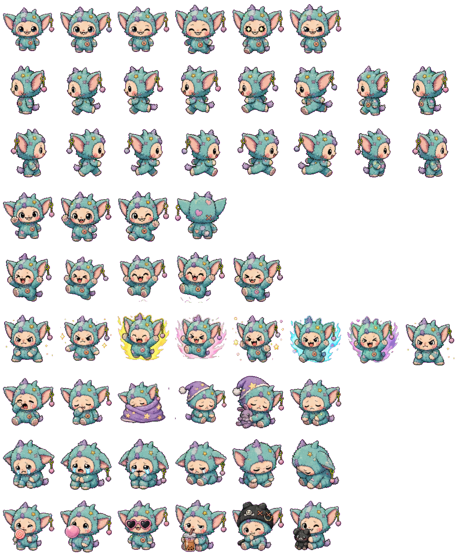 Labubu Codex pet original spritesheet