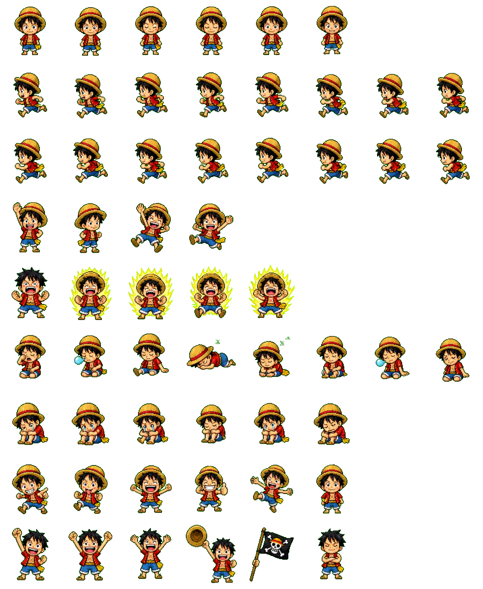 Luffy Codex pet original spritesheet