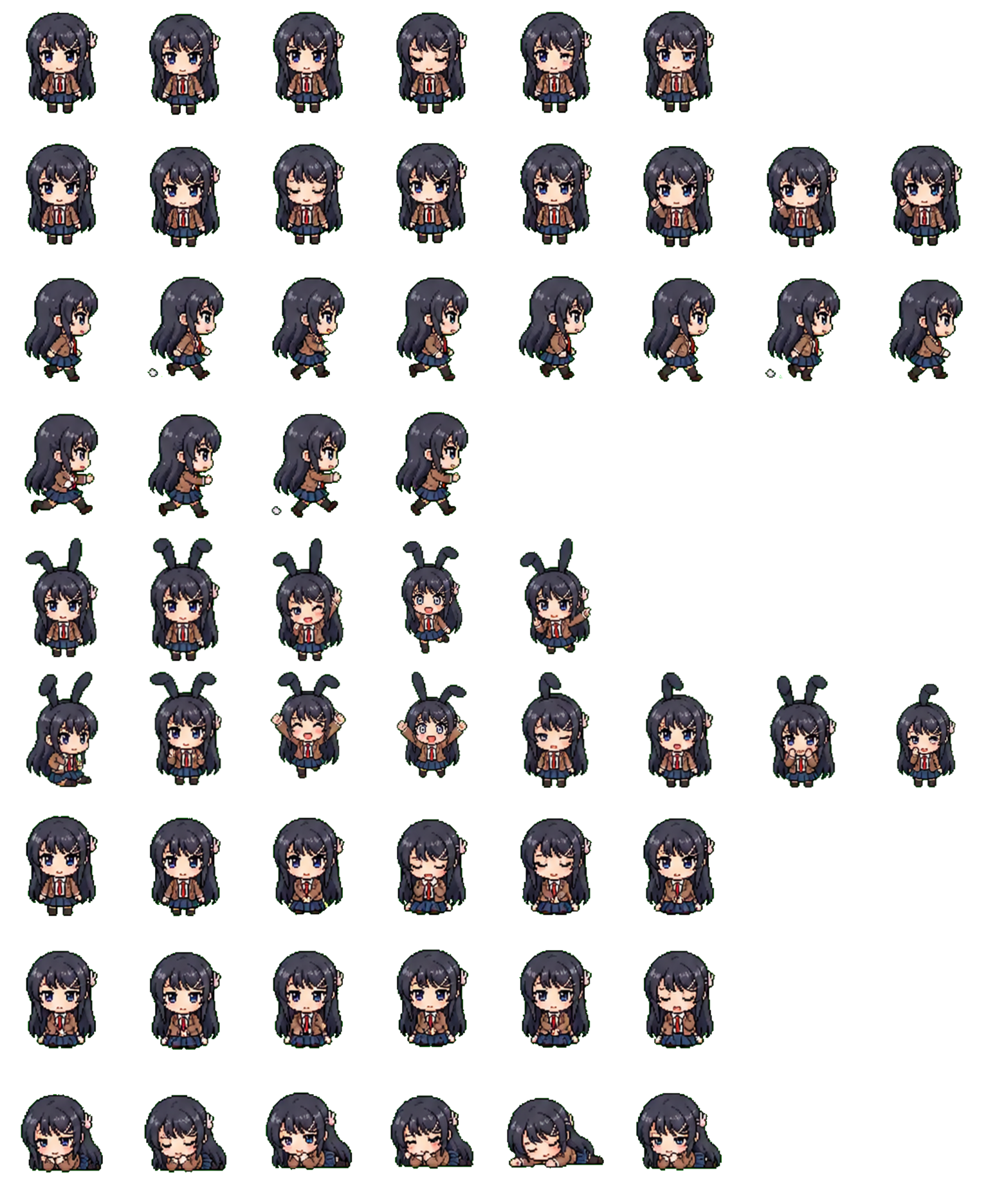 Mai Sakurajima Codex pet original spritesheet