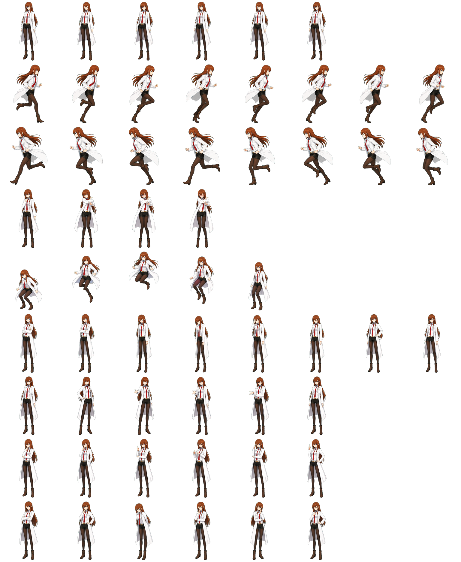 Makise Kurisu Lab Codex pet original spritesheet