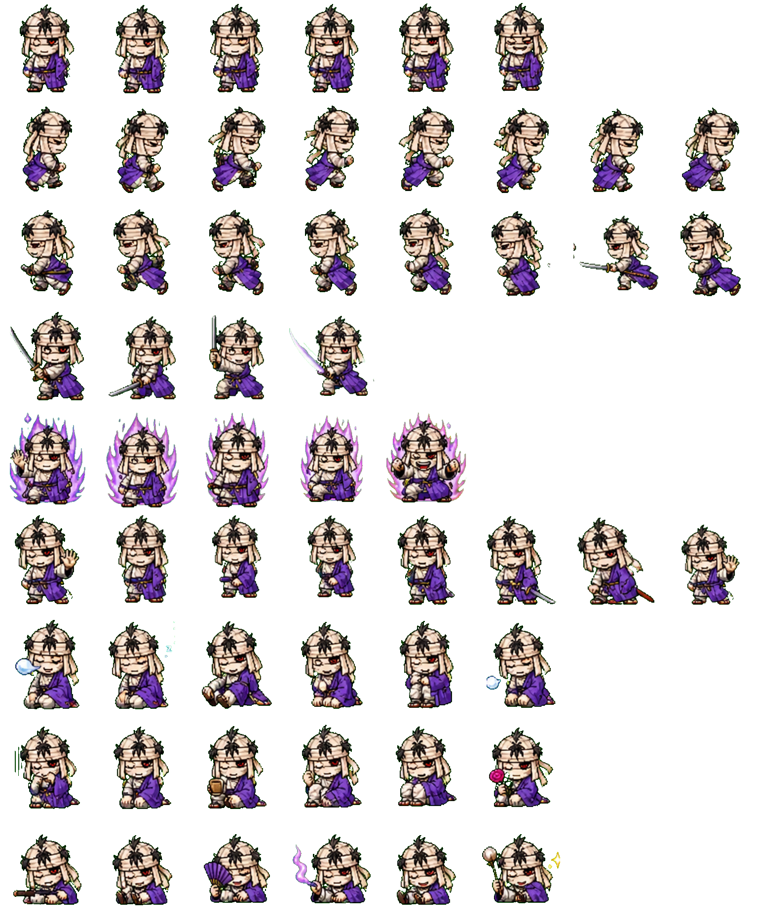 Makoto Shishio Codex pet original spritesheet