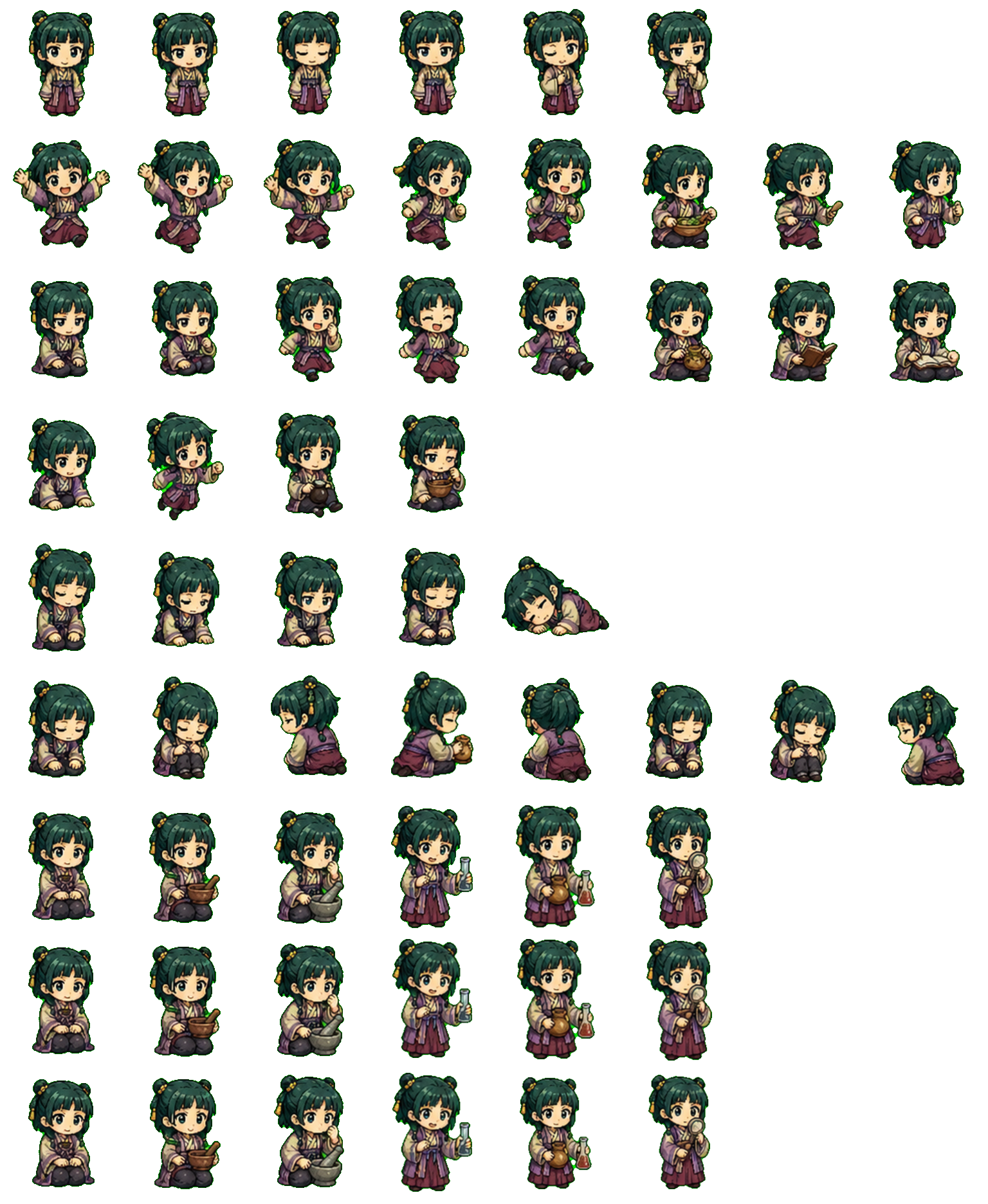 Maomao Codex pet original spritesheet