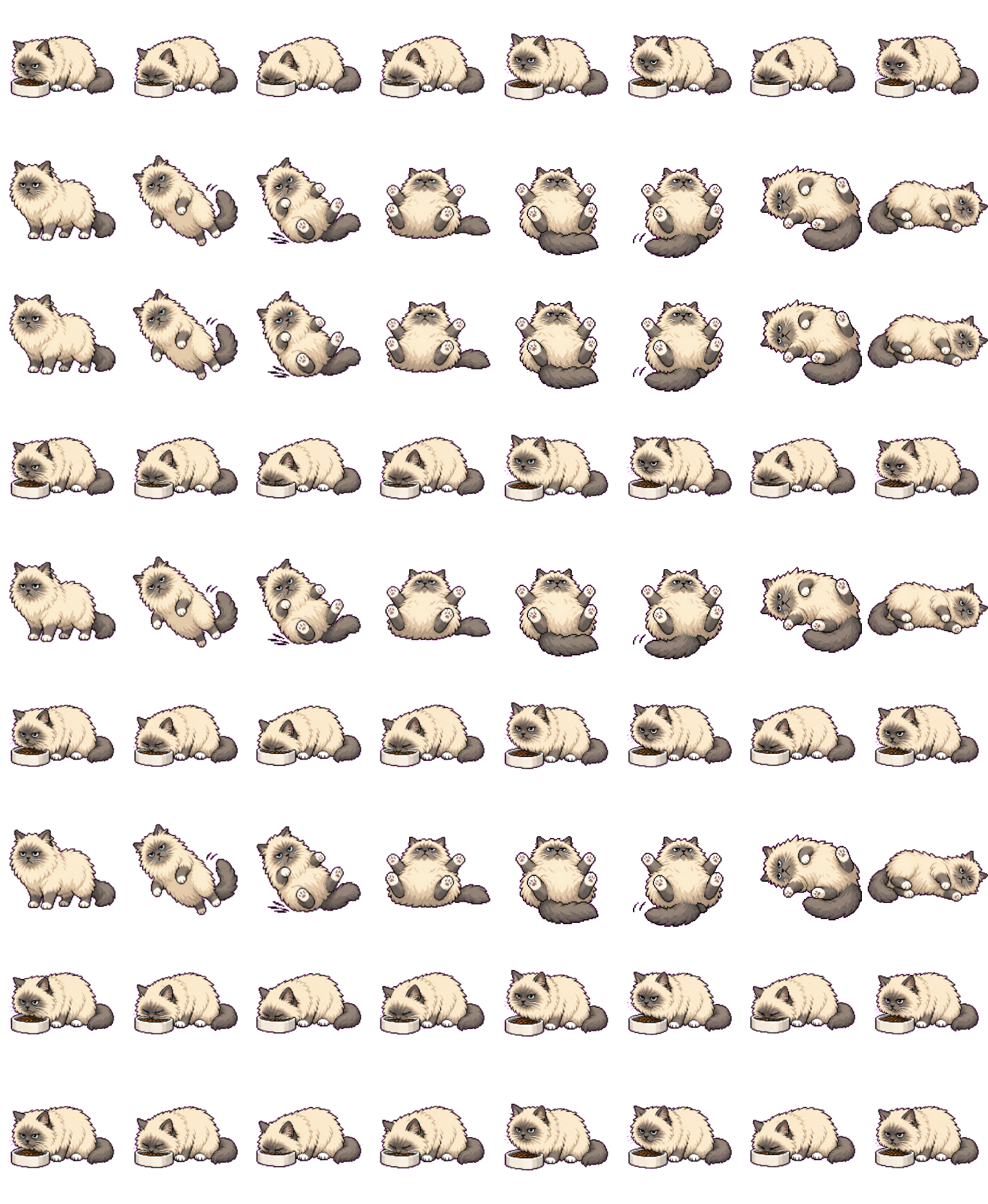 毛球 Codex pet original spritesheet