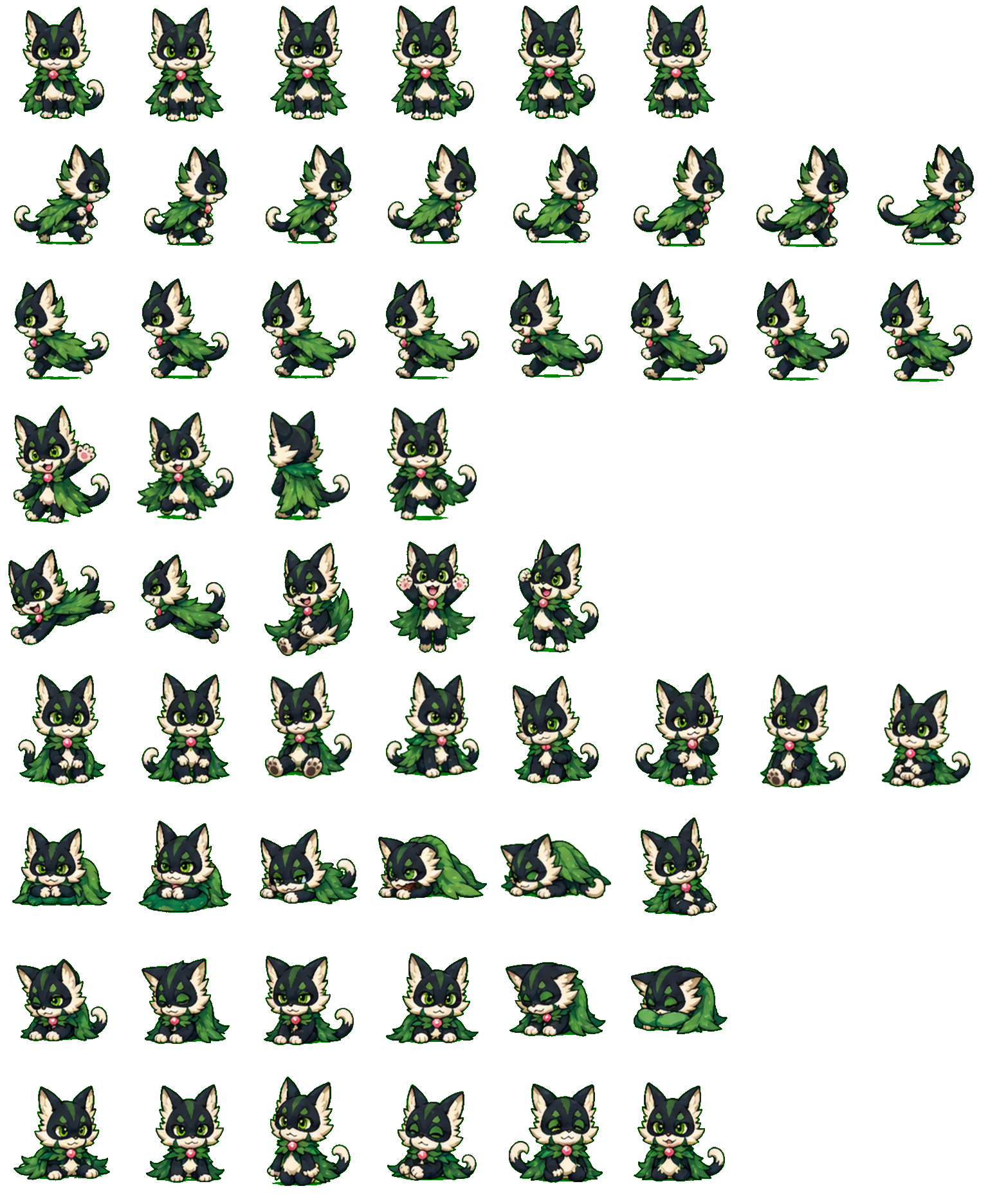 Meowscarada Codex pet original spritesheet