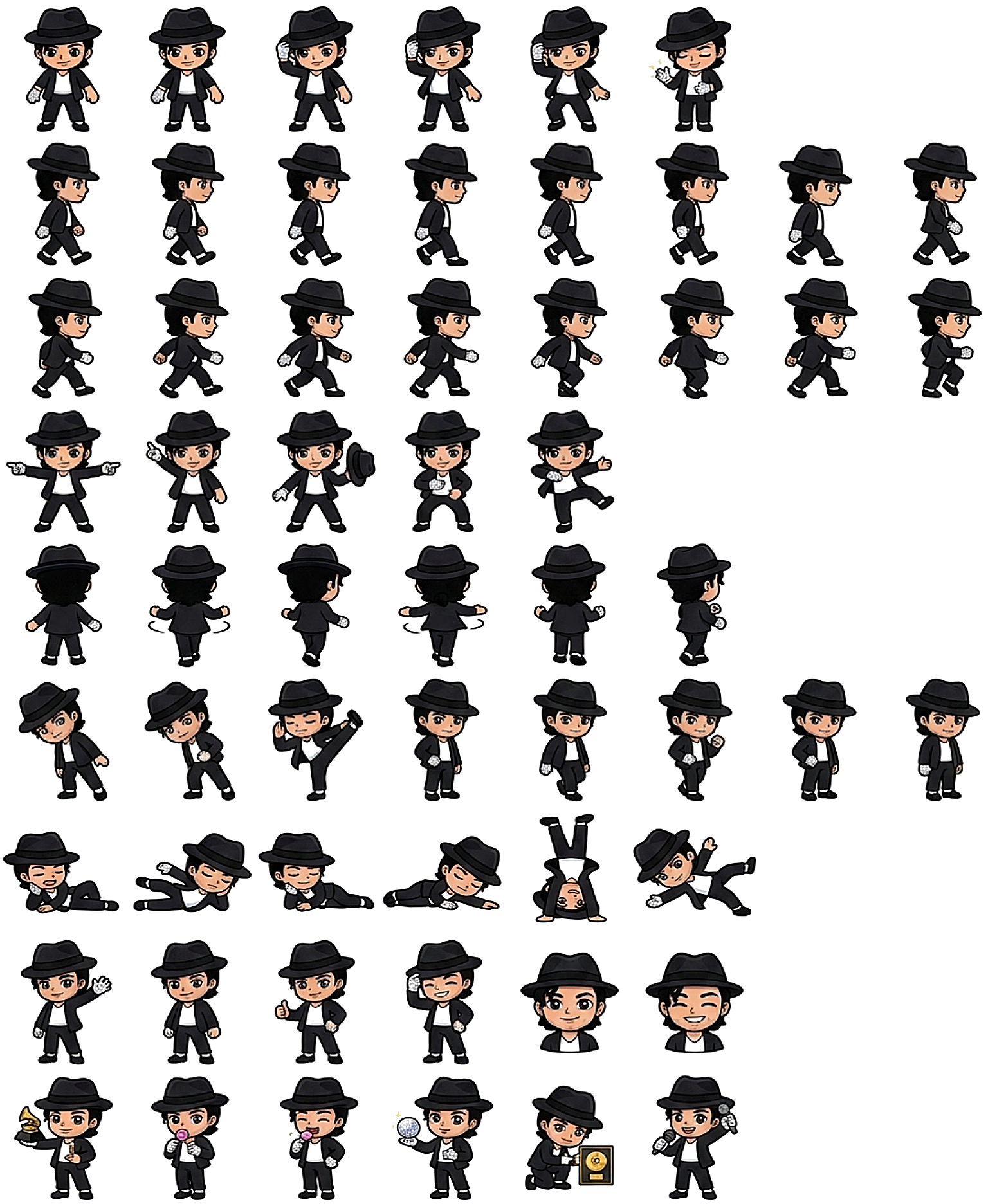 Michael Jackson Codex pet original spritesheet