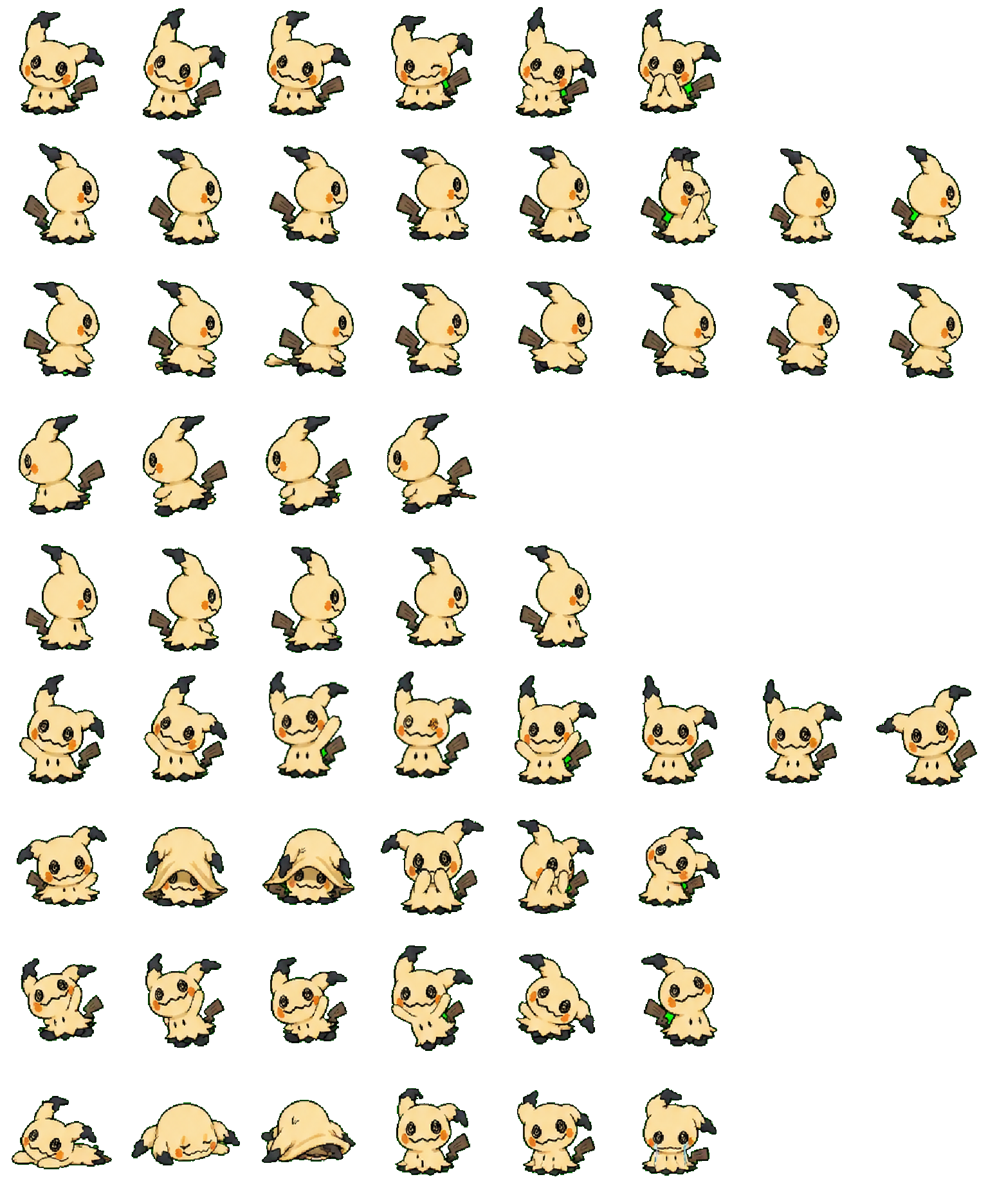 Mimikyu Codex pet original spritesheet