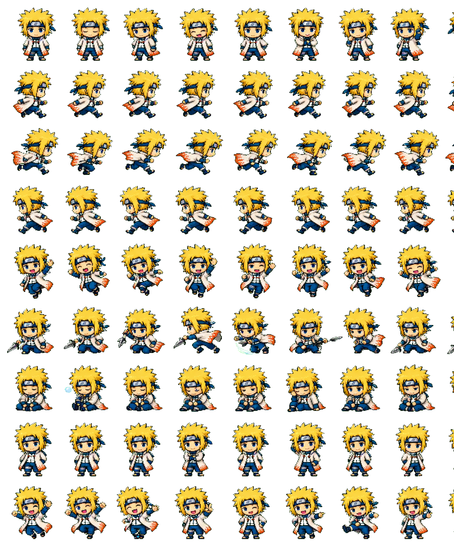 Minato Namikaze Codex pet original spritesheet