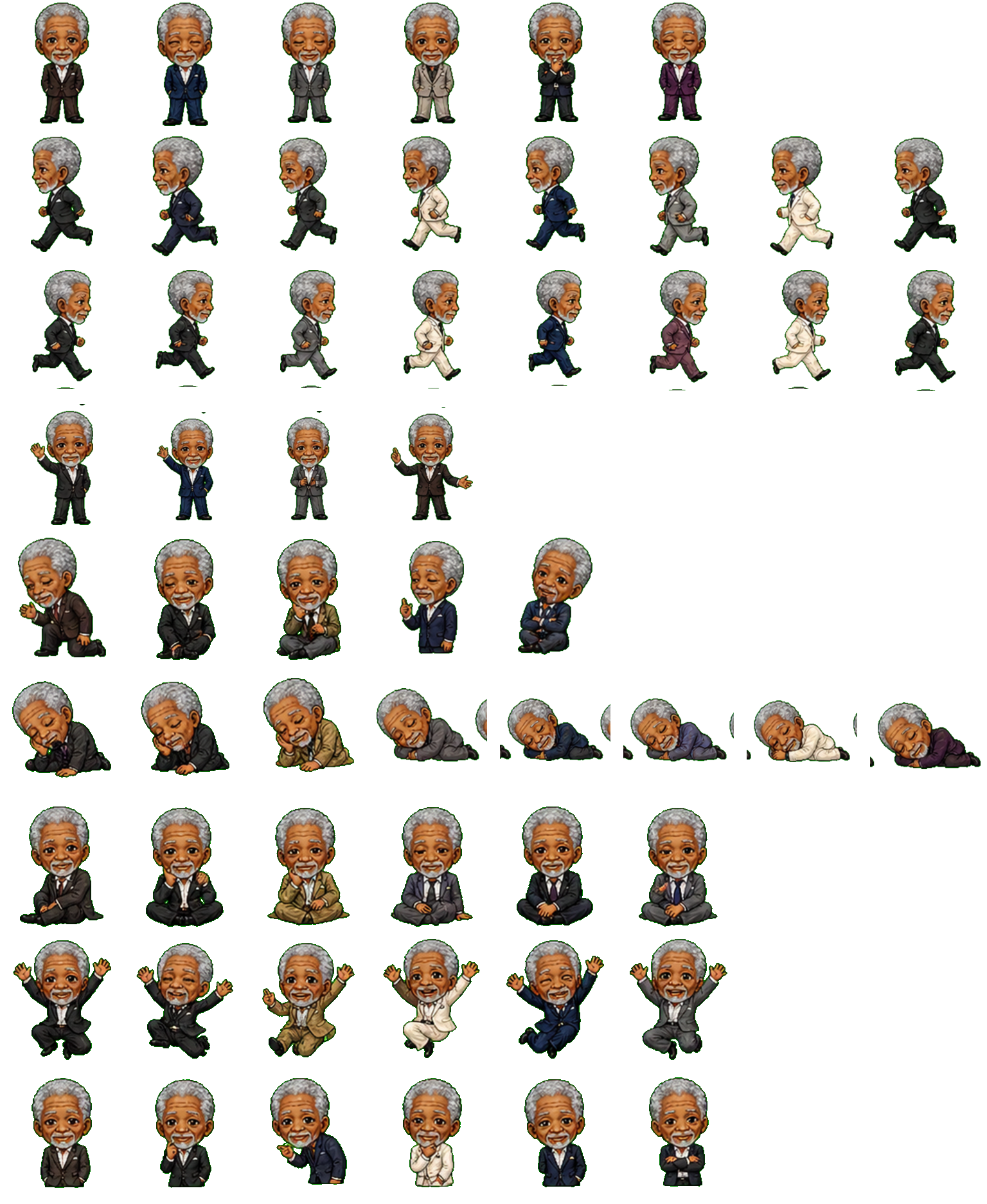 Morgan Freeman Codex pet original spritesheet
