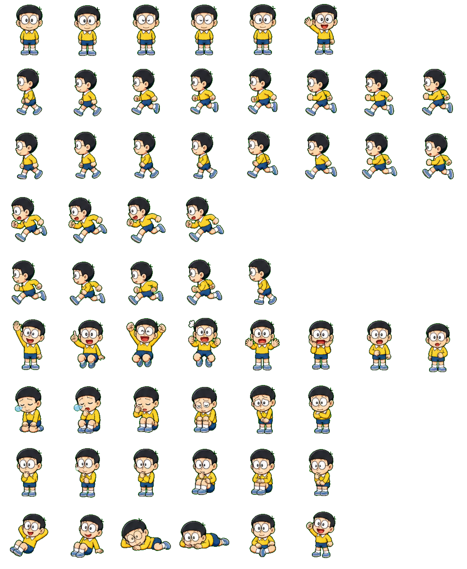 Nobita Nobi Codex pet original spritesheet