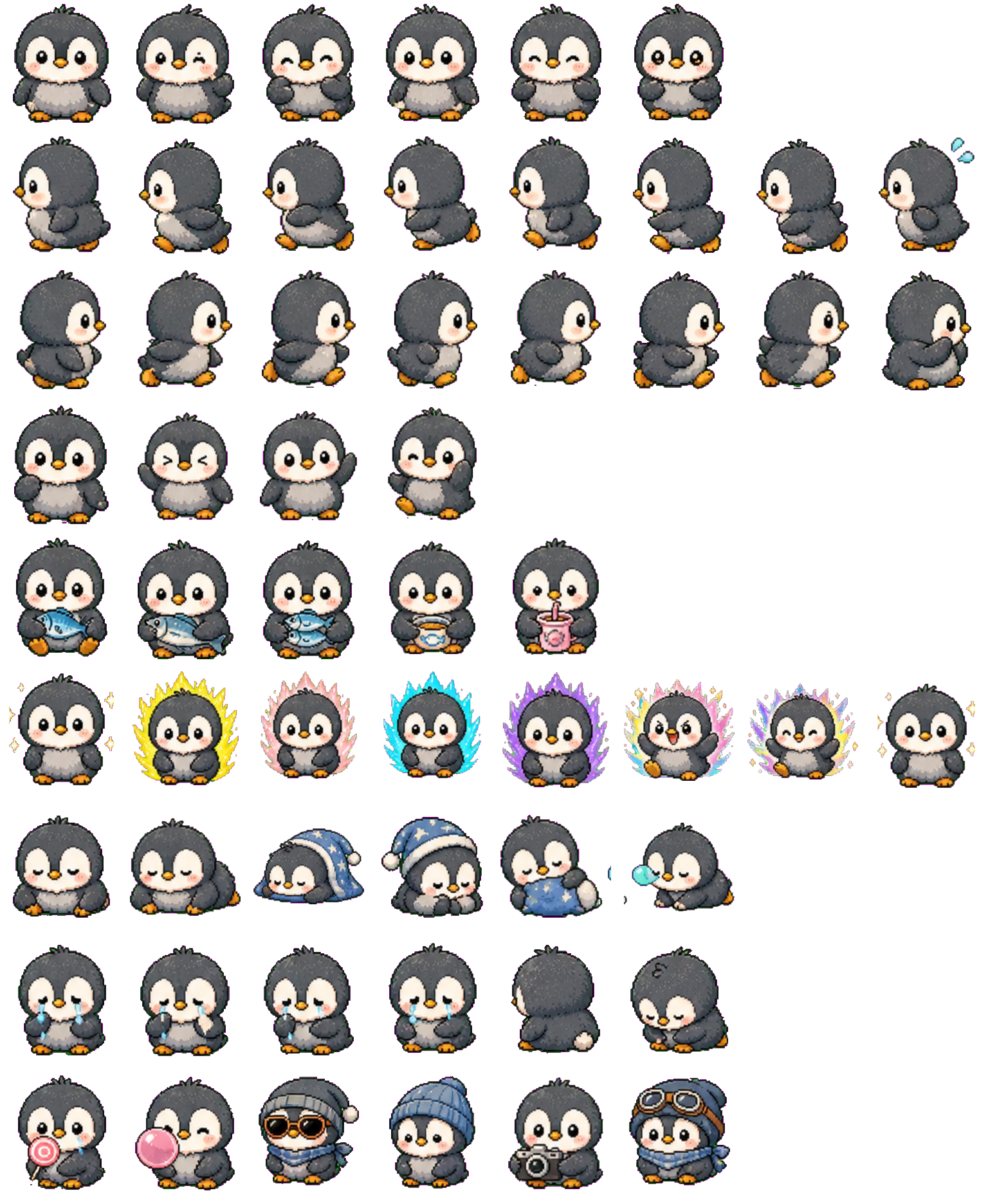 Pesto Penguin Codex pet original spritesheet