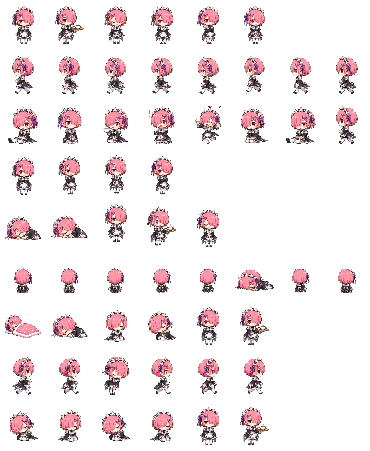 Ram Chibi Codex pet original spritesheet