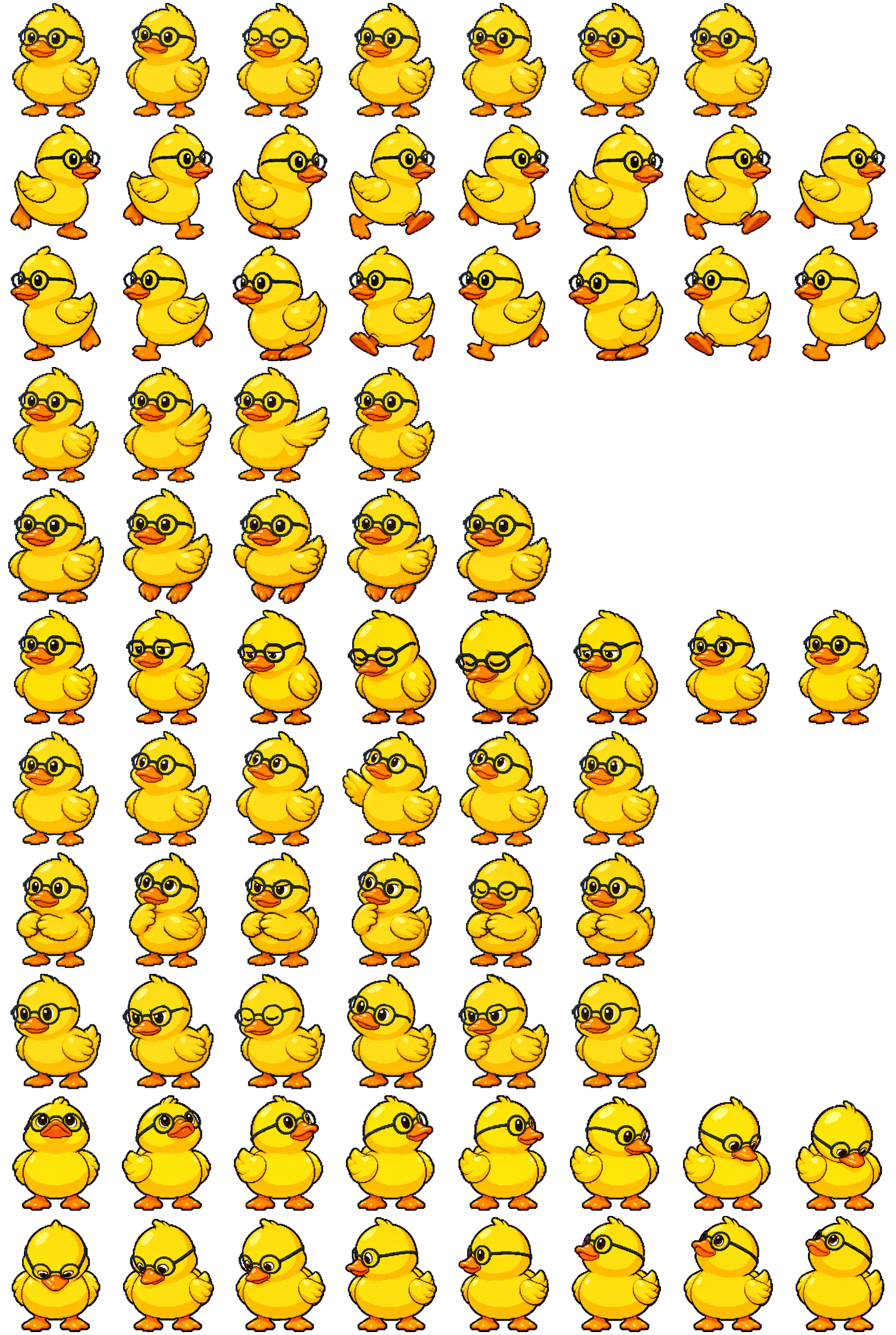 Rubber Duck Debugger Codex pet original spritesheet
