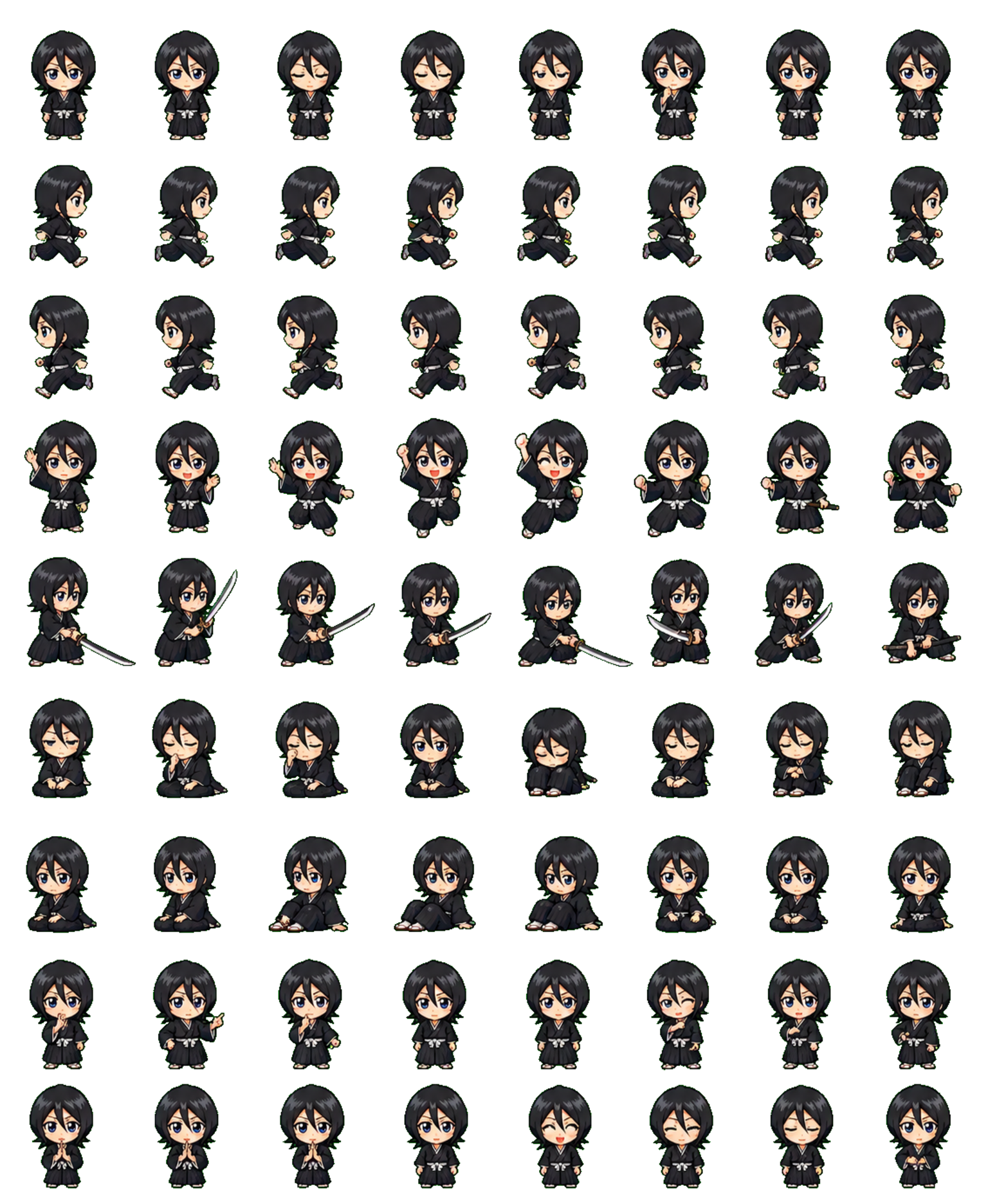 Rukia Kuchiki Codex pet original spritesheet