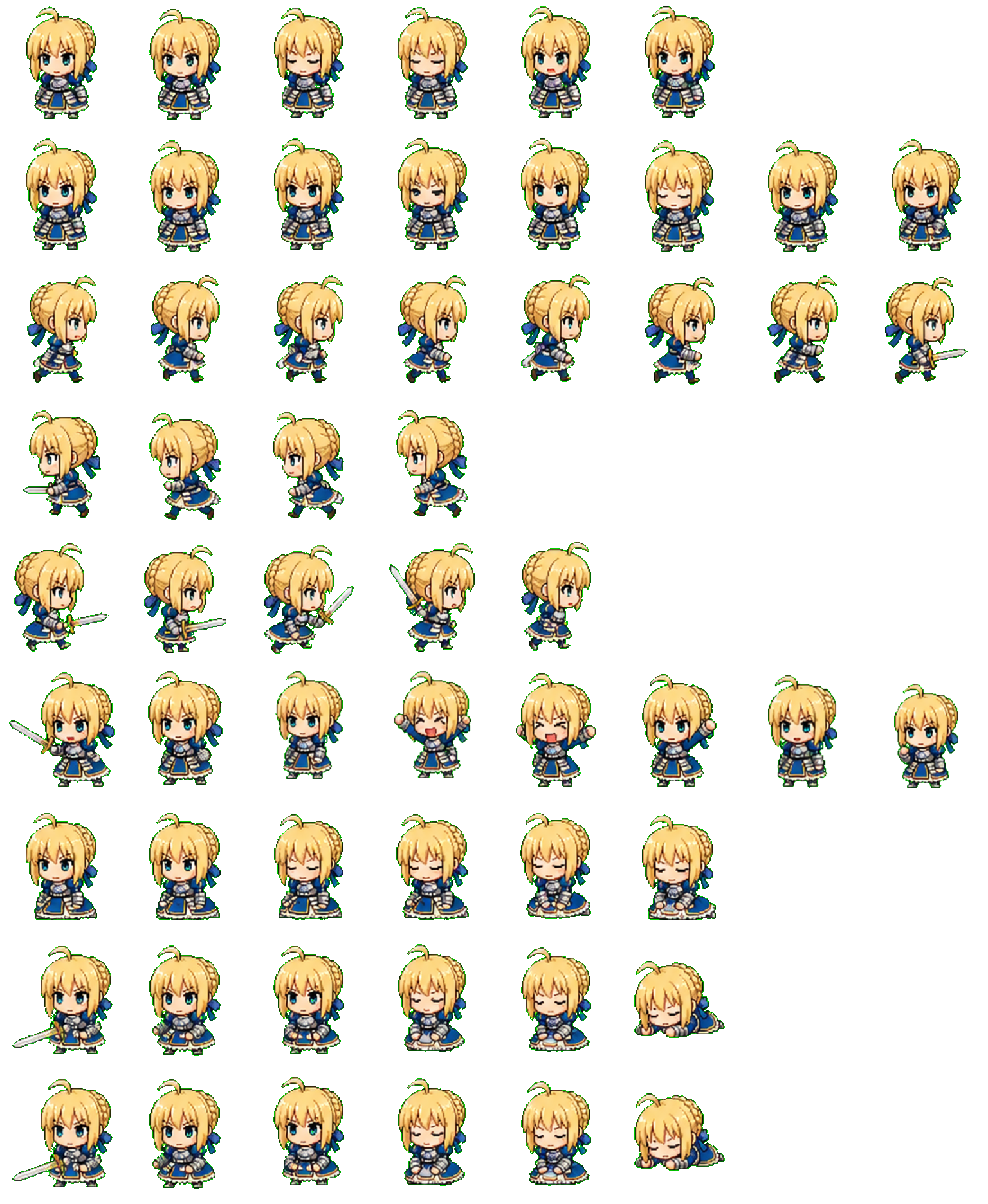 Saber Codex pet original spritesheet