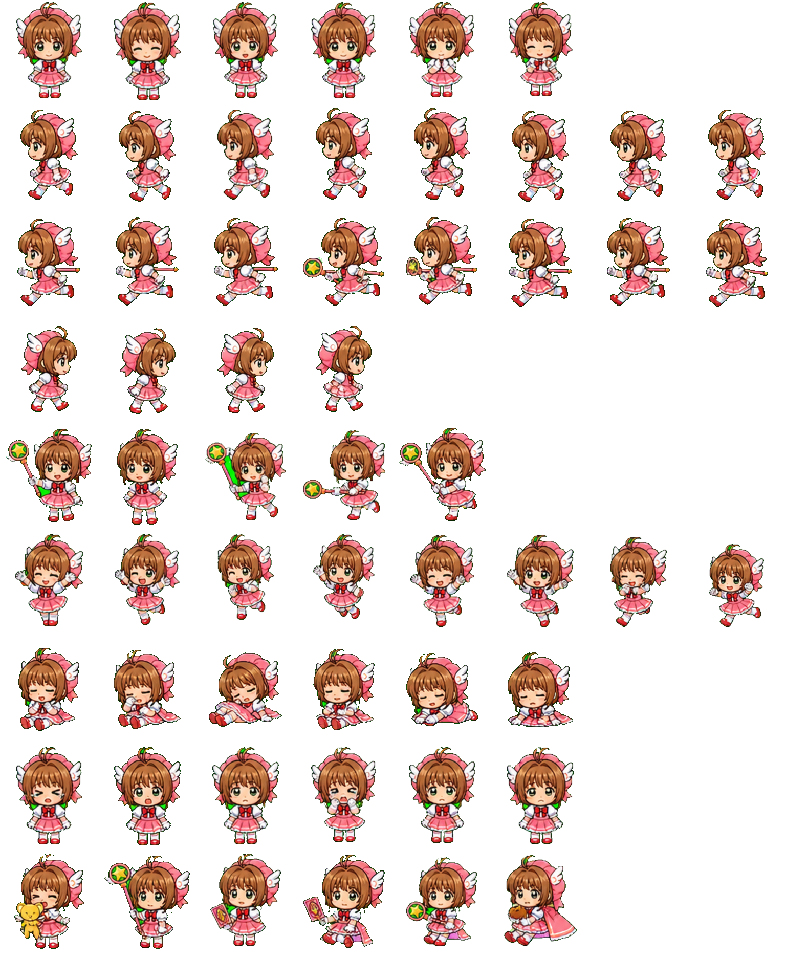 Sakura Kinomoto Codex pet original spritesheet