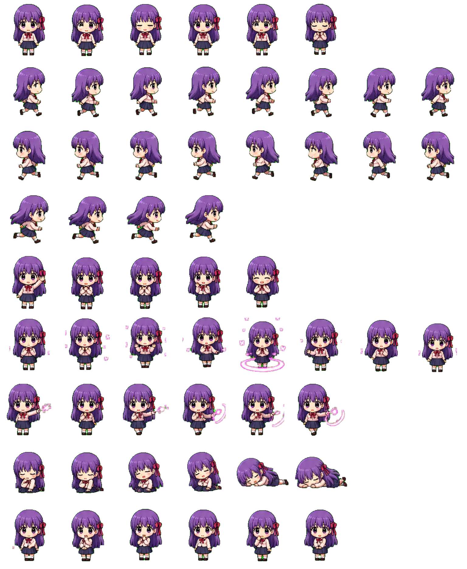 Sakura Matou Codex pet original spritesheet