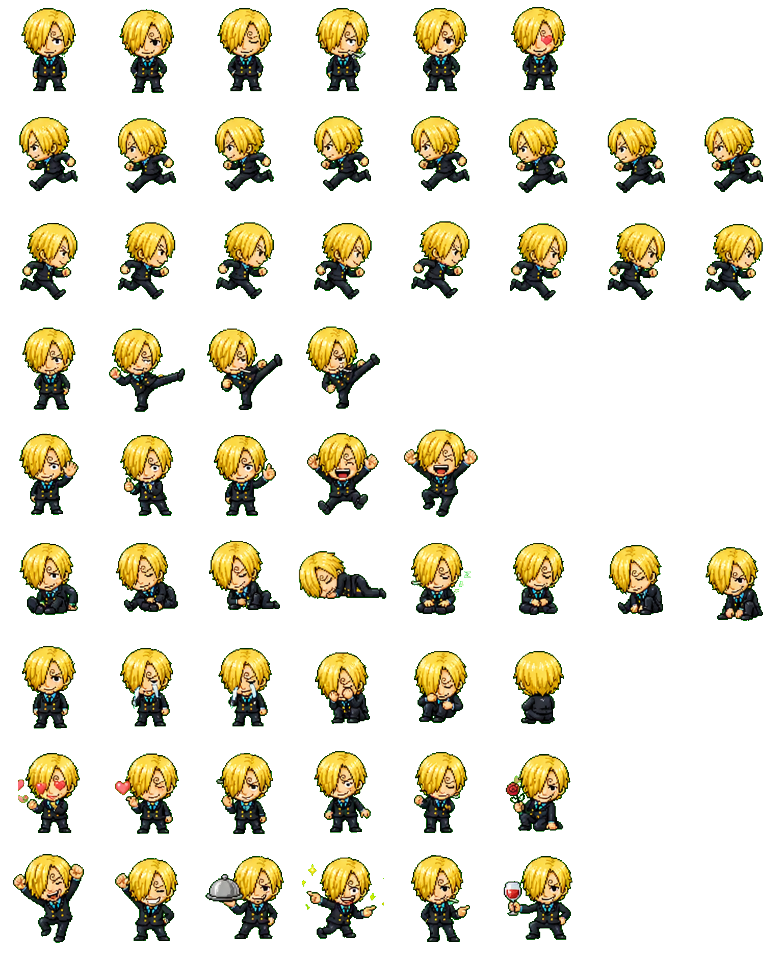 Sanji Codex pet original spritesheet