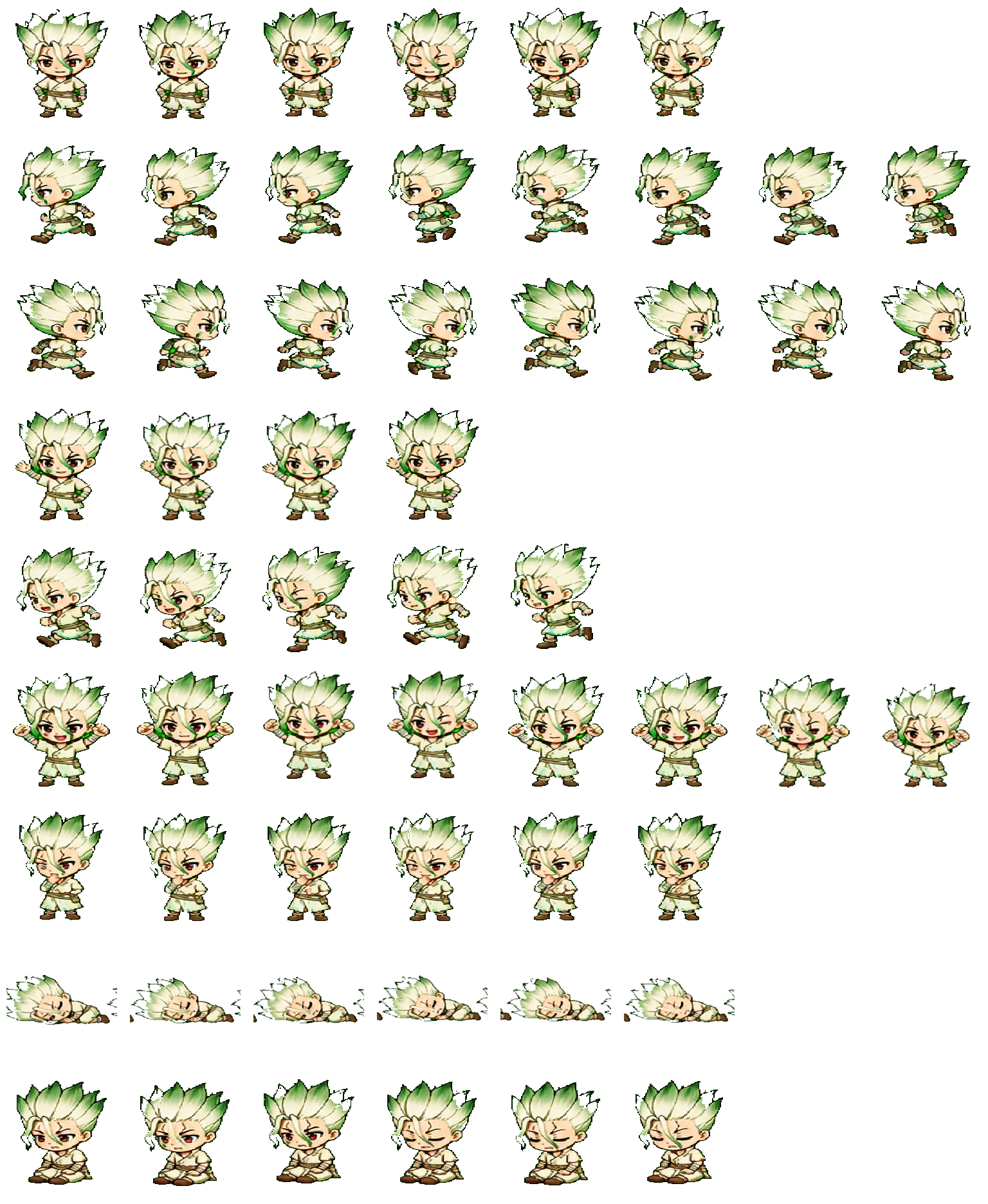 Senku Ishigami Codex pet original spritesheet