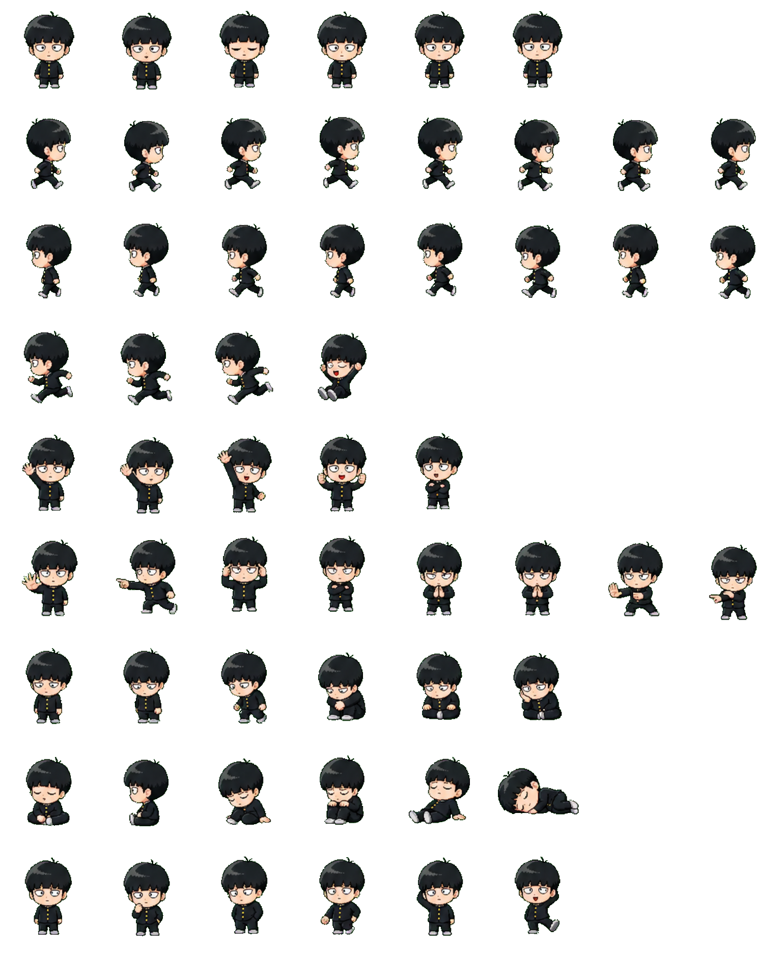 Shigeo Kageyama Codex pet original spritesheet