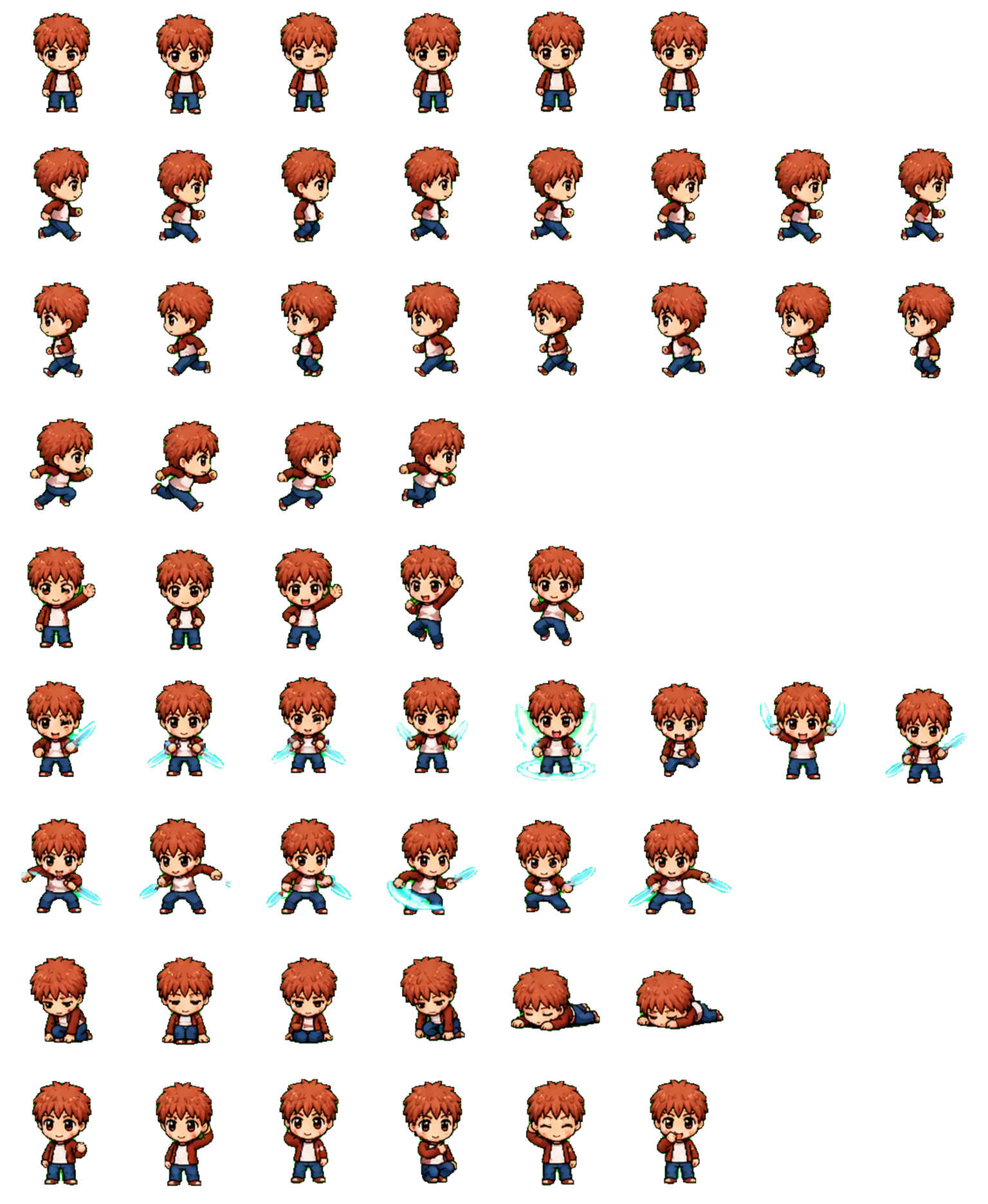 Shirou Emiya Codex pet original spritesheet
