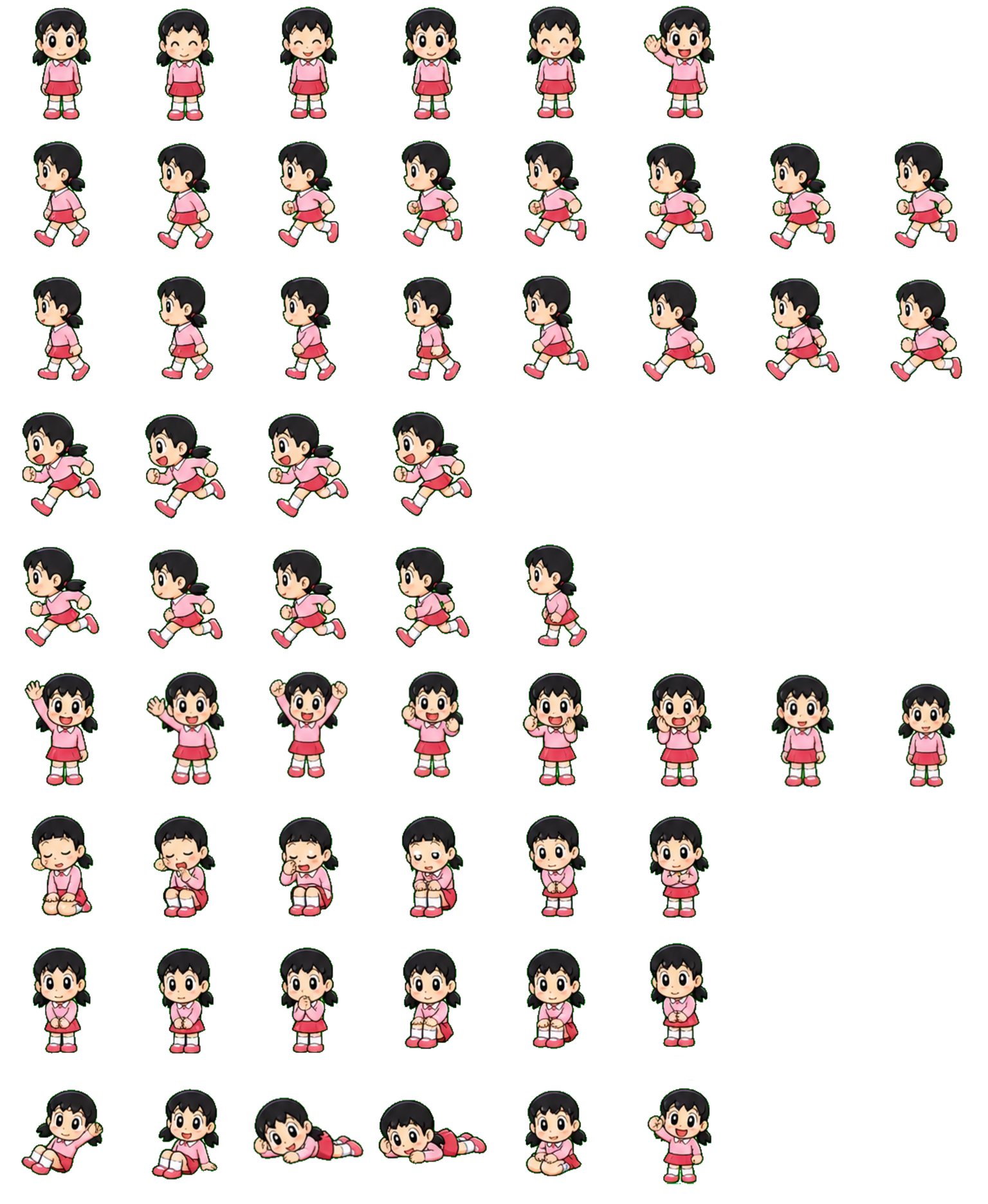 Shizuka Minamoto Codex pet original spritesheet