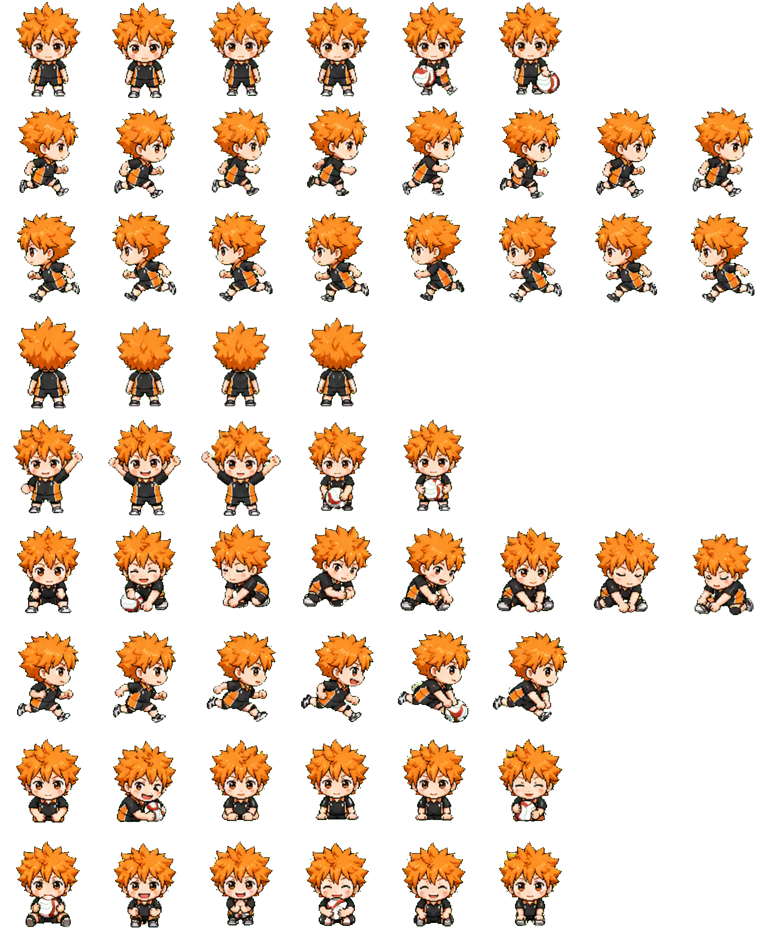 Shoyo Hinata Codex pet original spritesheet