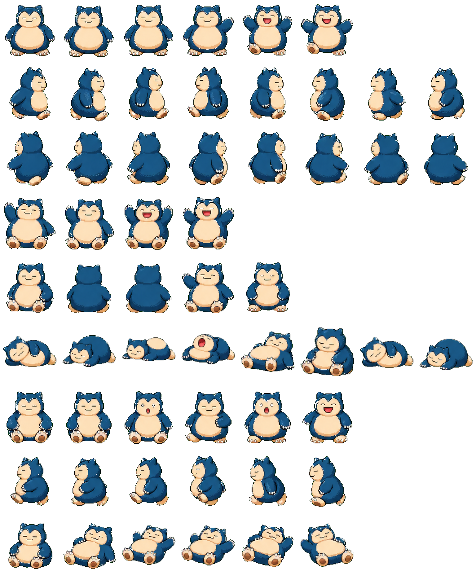 Snorlax Codex pet original spritesheet