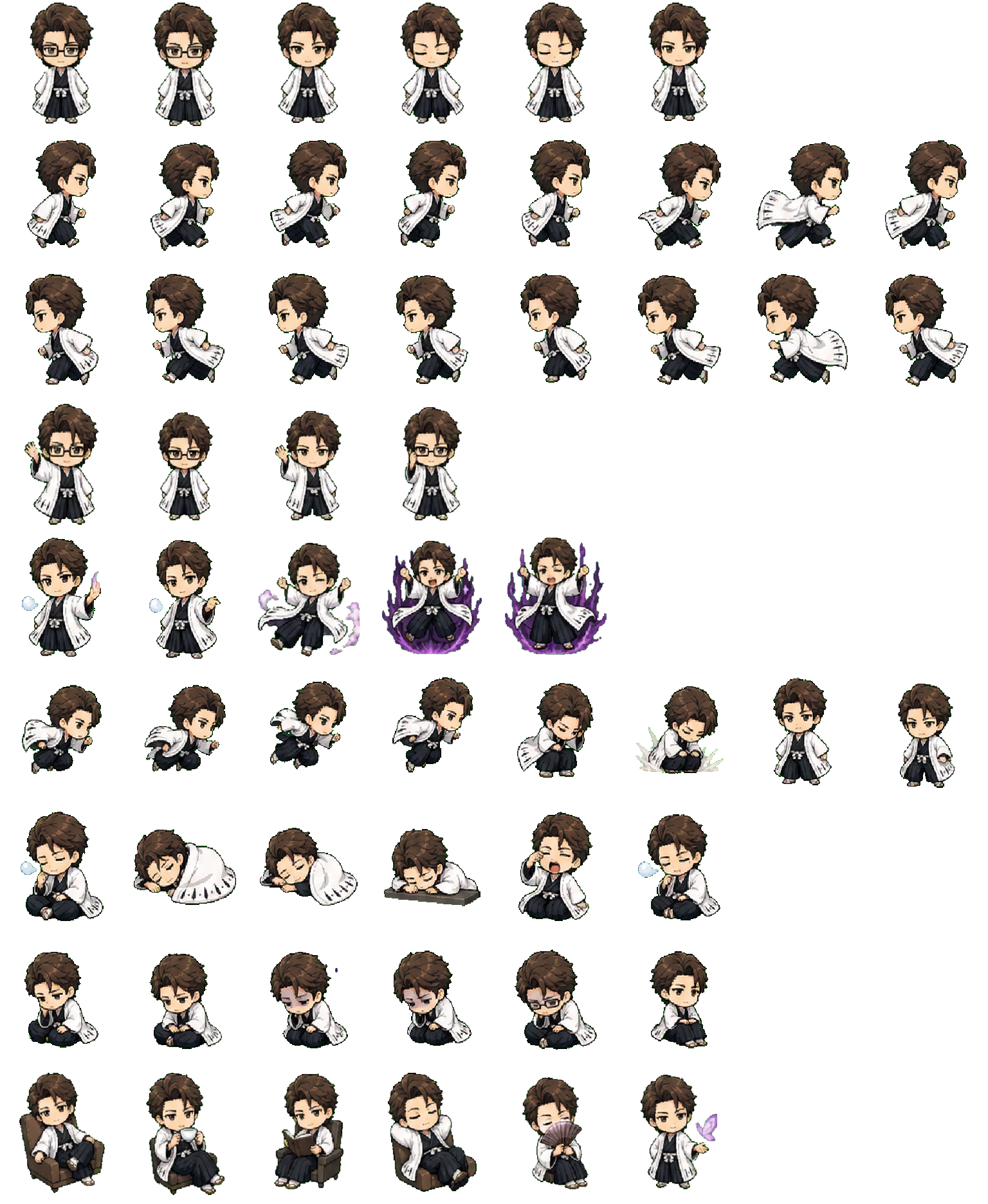 Sosuke Aizen Codex pet original spritesheet
