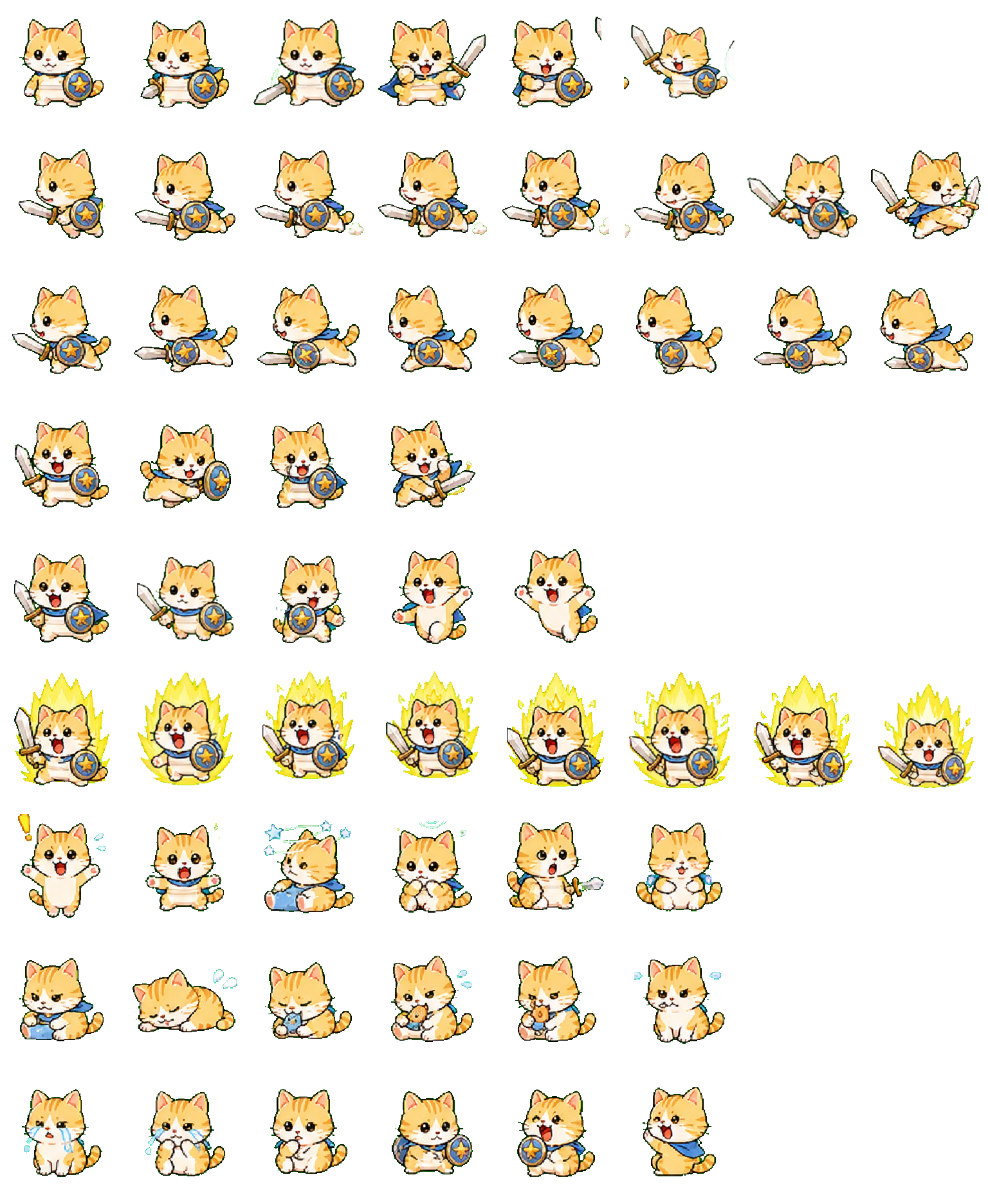 Sword Shield Bibilabu Cat Codex pet original spritesheet