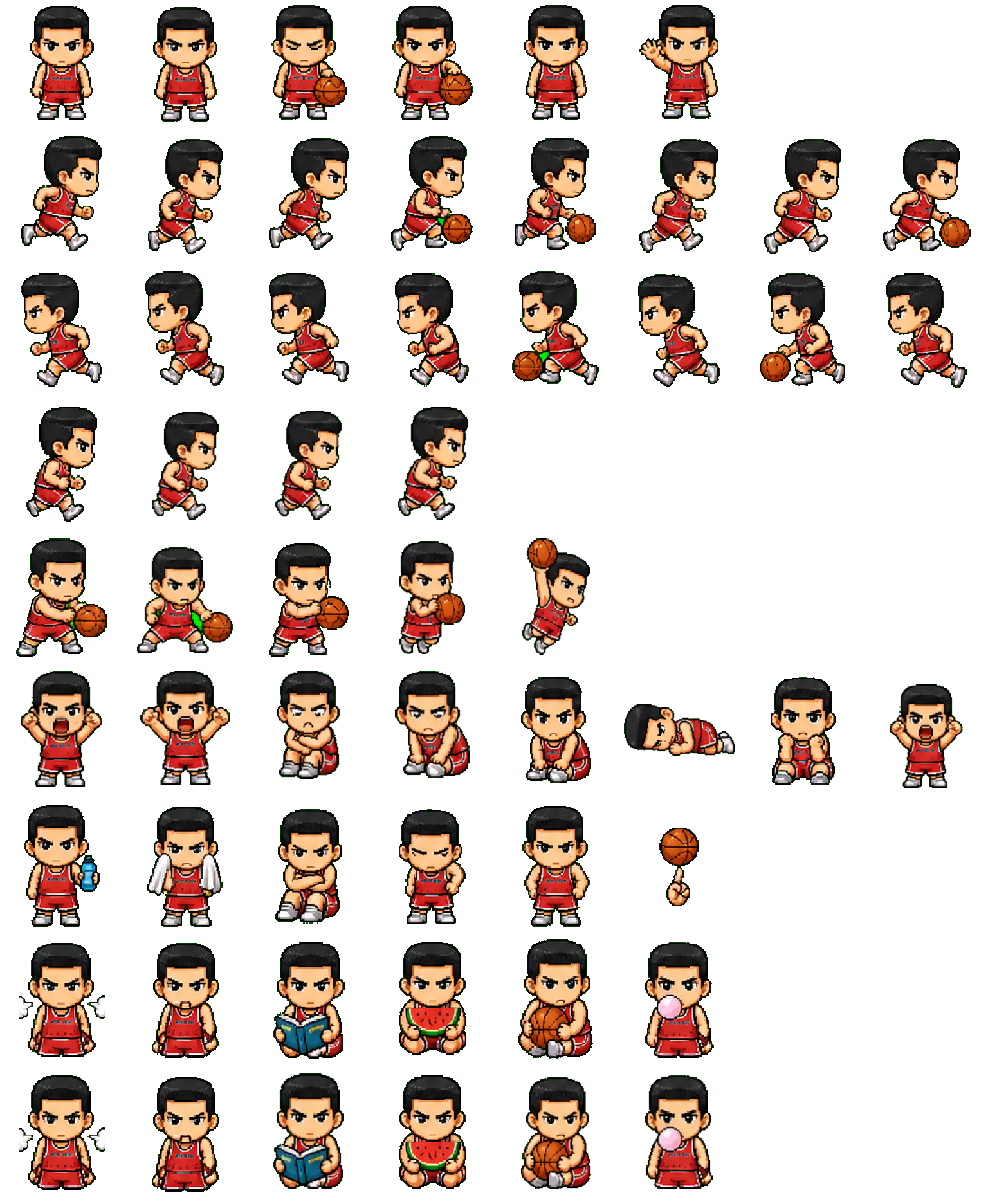 Takenori Akagi Codex pet original spritesheet